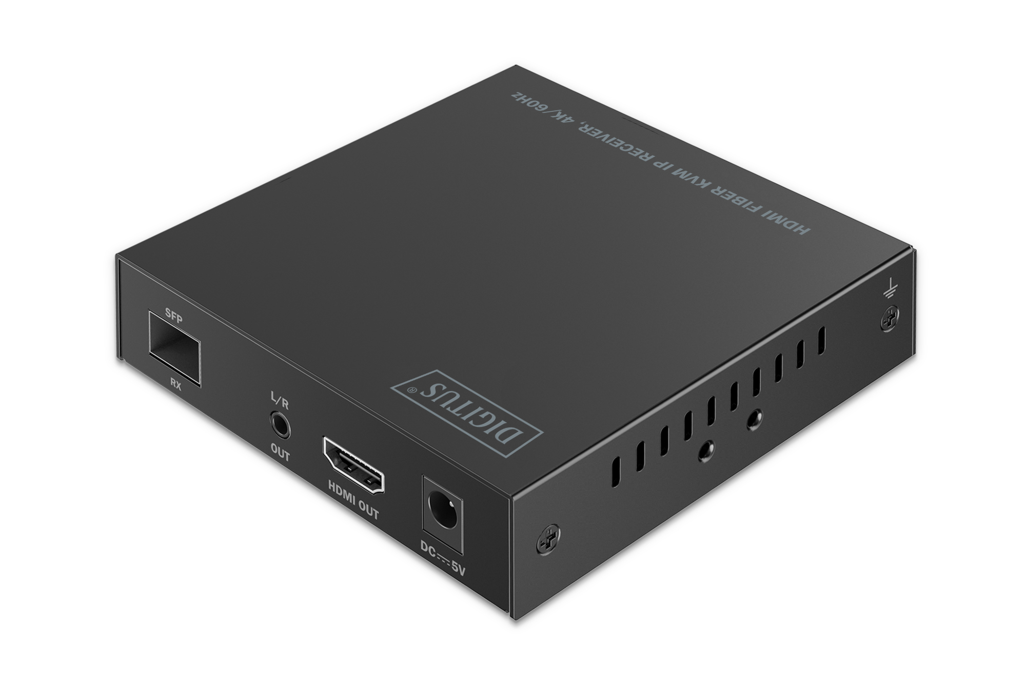 HDMI Fiber KVM IP Receiver, 4K/60Hz