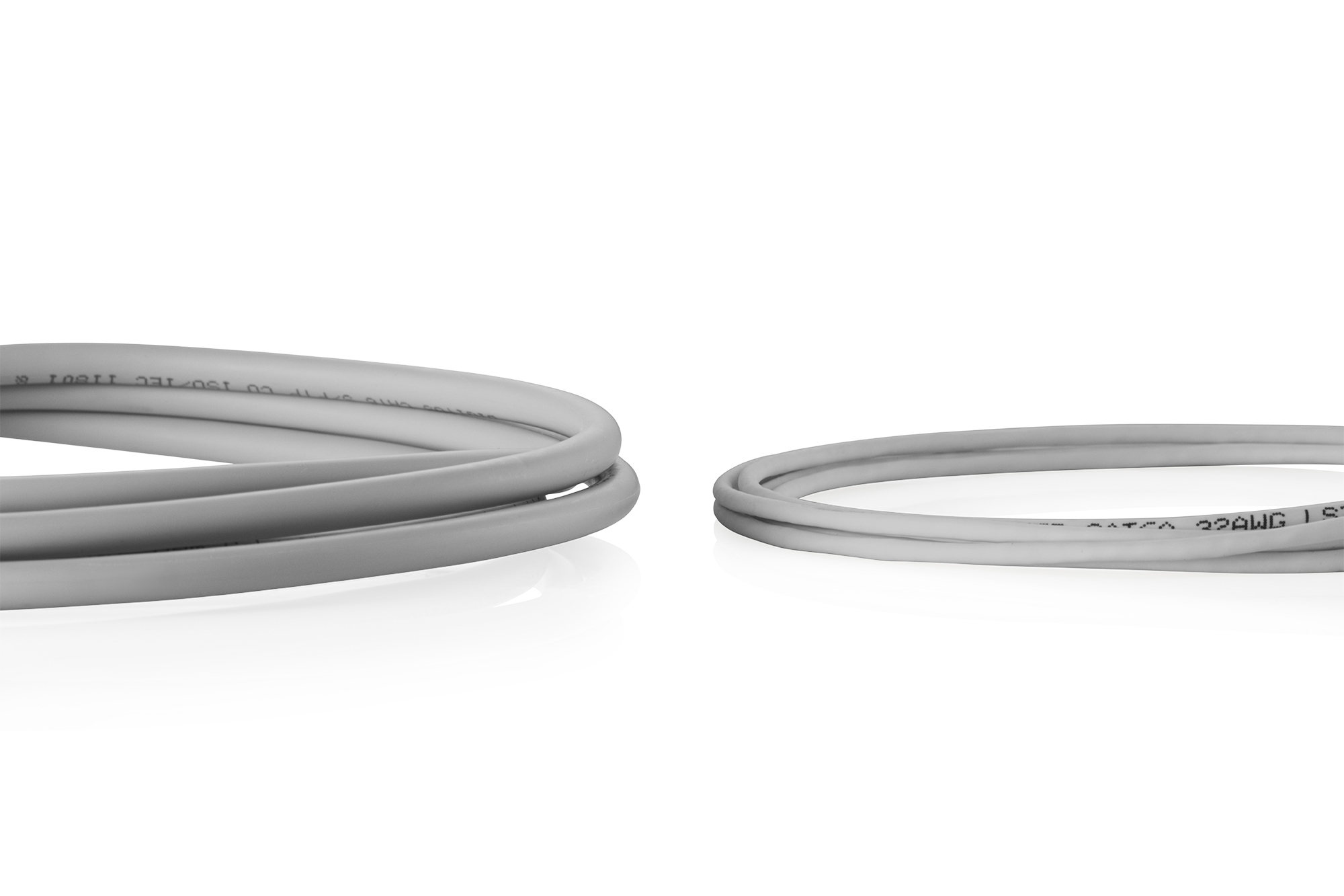 CAT 6 U-UTP Slim patch cable, 0.3 m, gray
