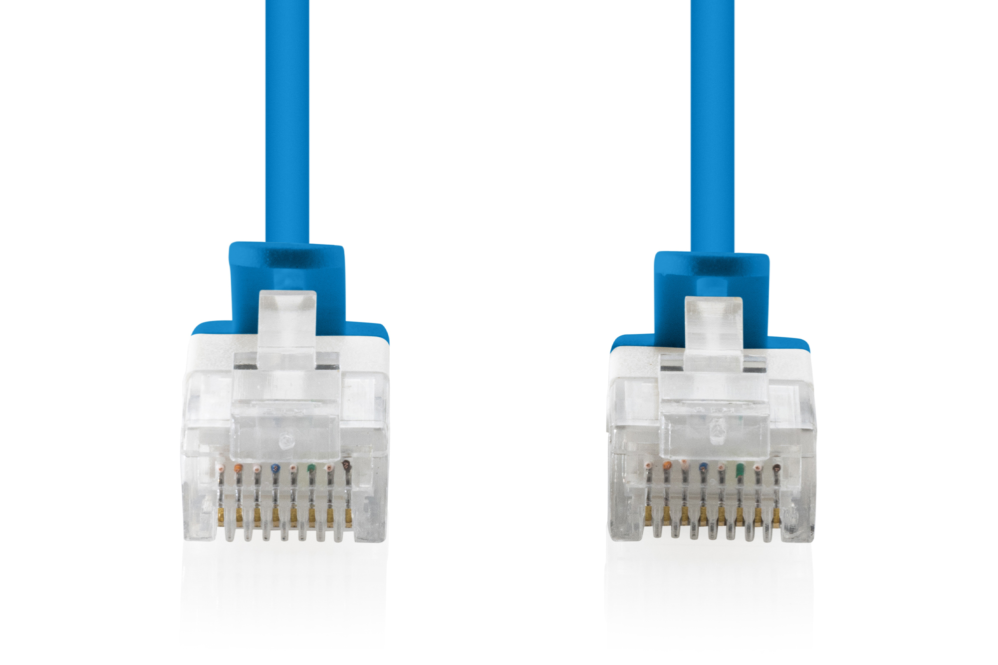 CAT 6 U-UTP Slim patch cable, 2 m, blue