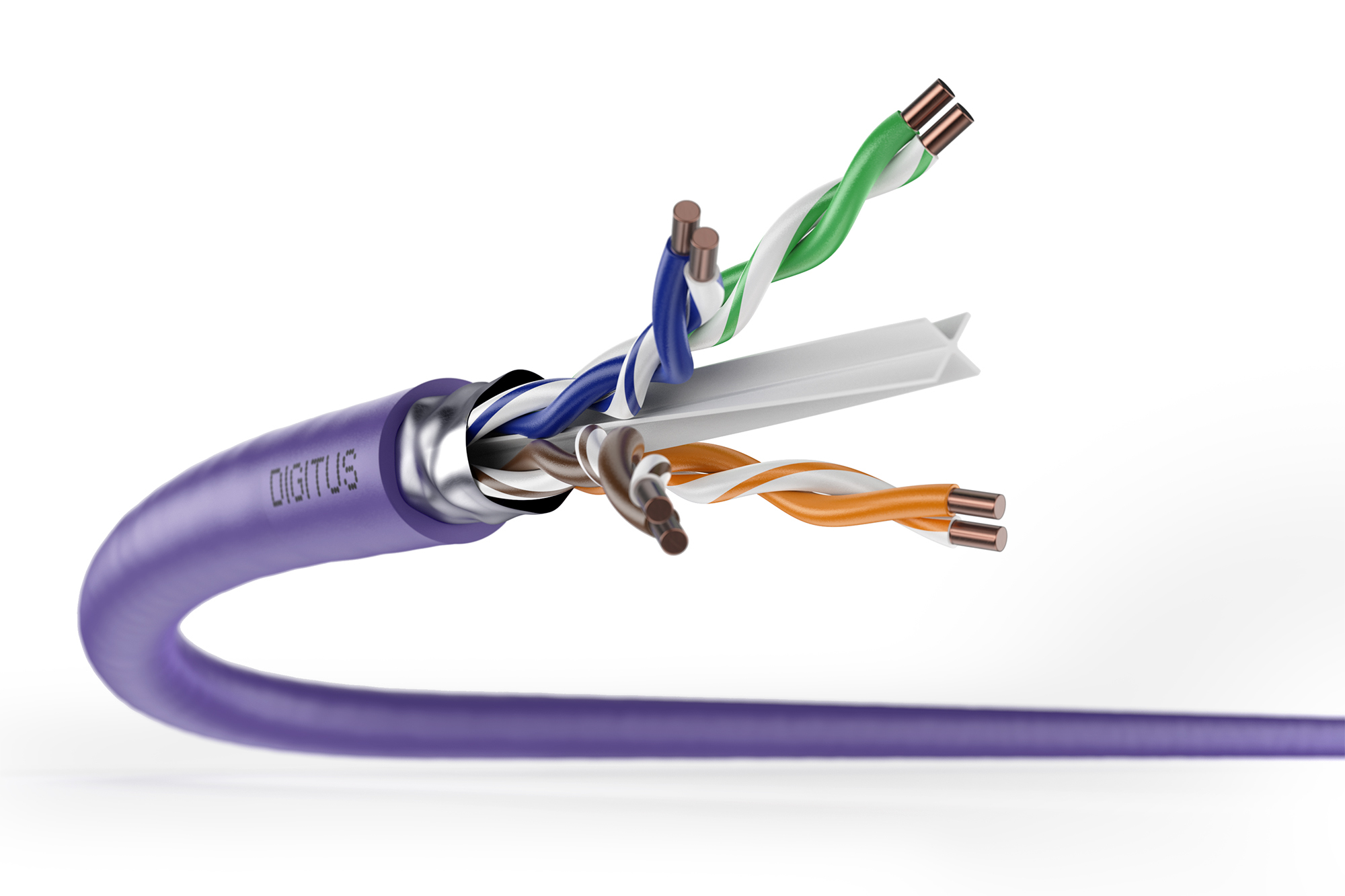 Digitus CAT 6 F/UTP installation cable, 305 m, simplex, Dca