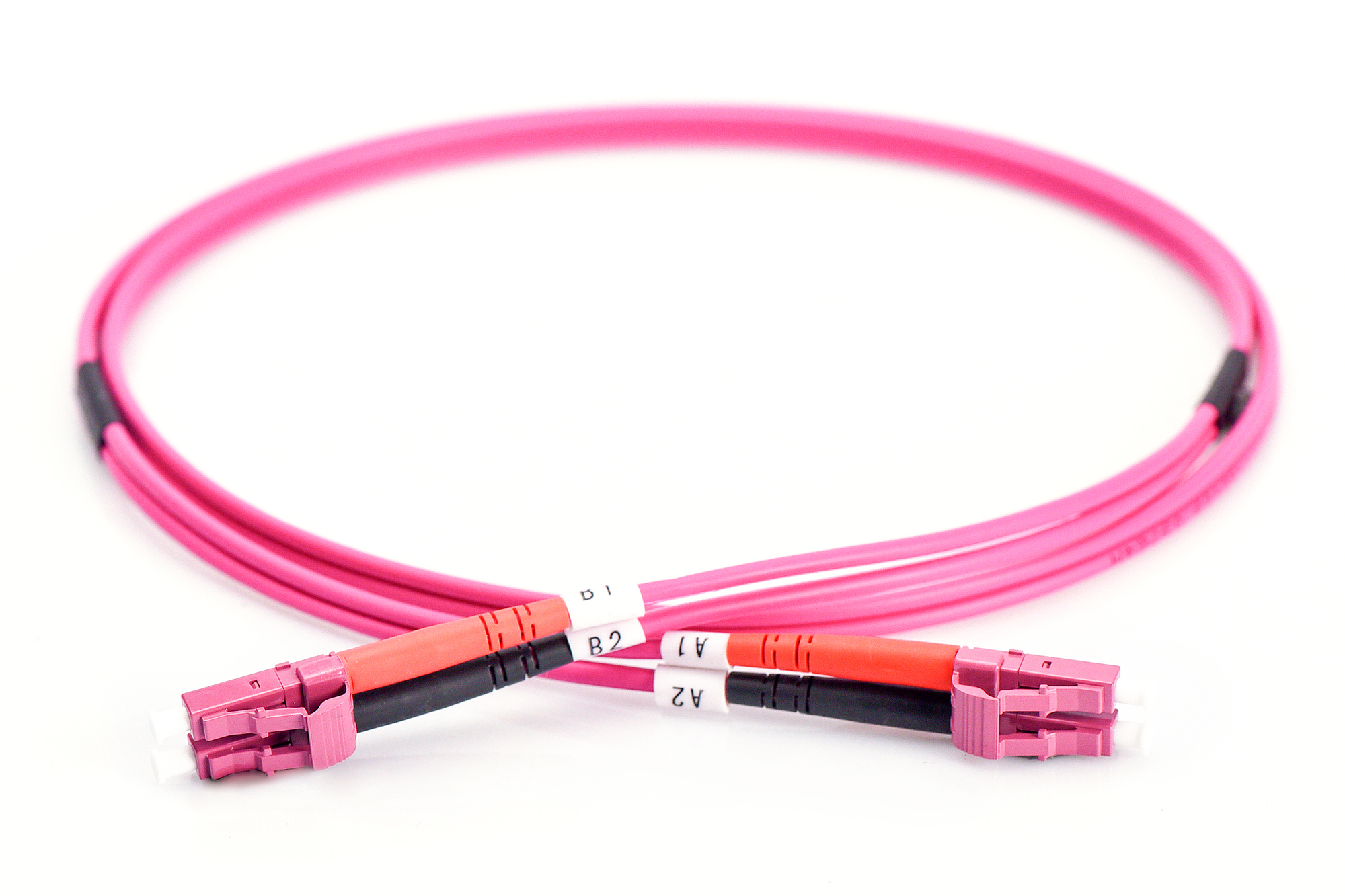 Fiber Optic Multimode Patchcord, OM4, LC / LC