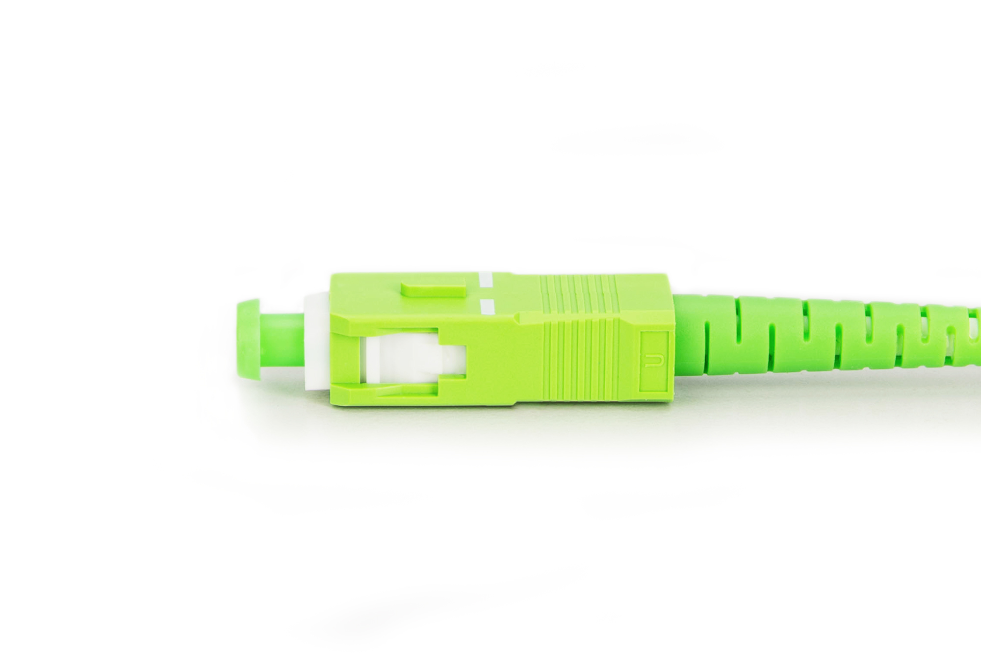 Fiber optic steel-armored patch cable, simplex, singlemode, SC/APC - SC/APC, 5 m
