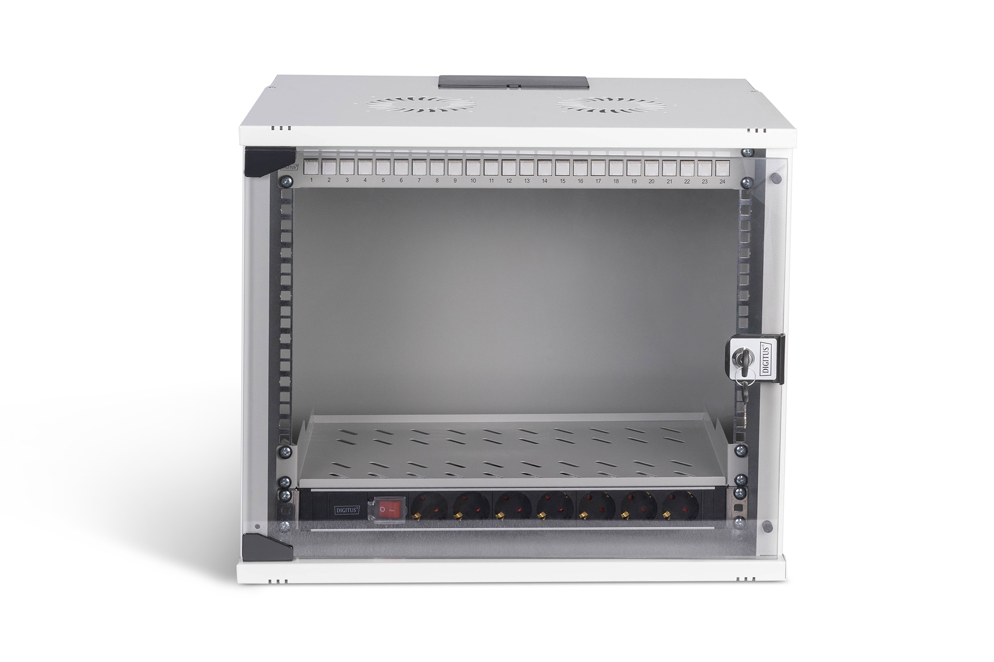 SOHO Pro network set, 483 mm (19") - 9U, 540 x 400 mm (W x D)