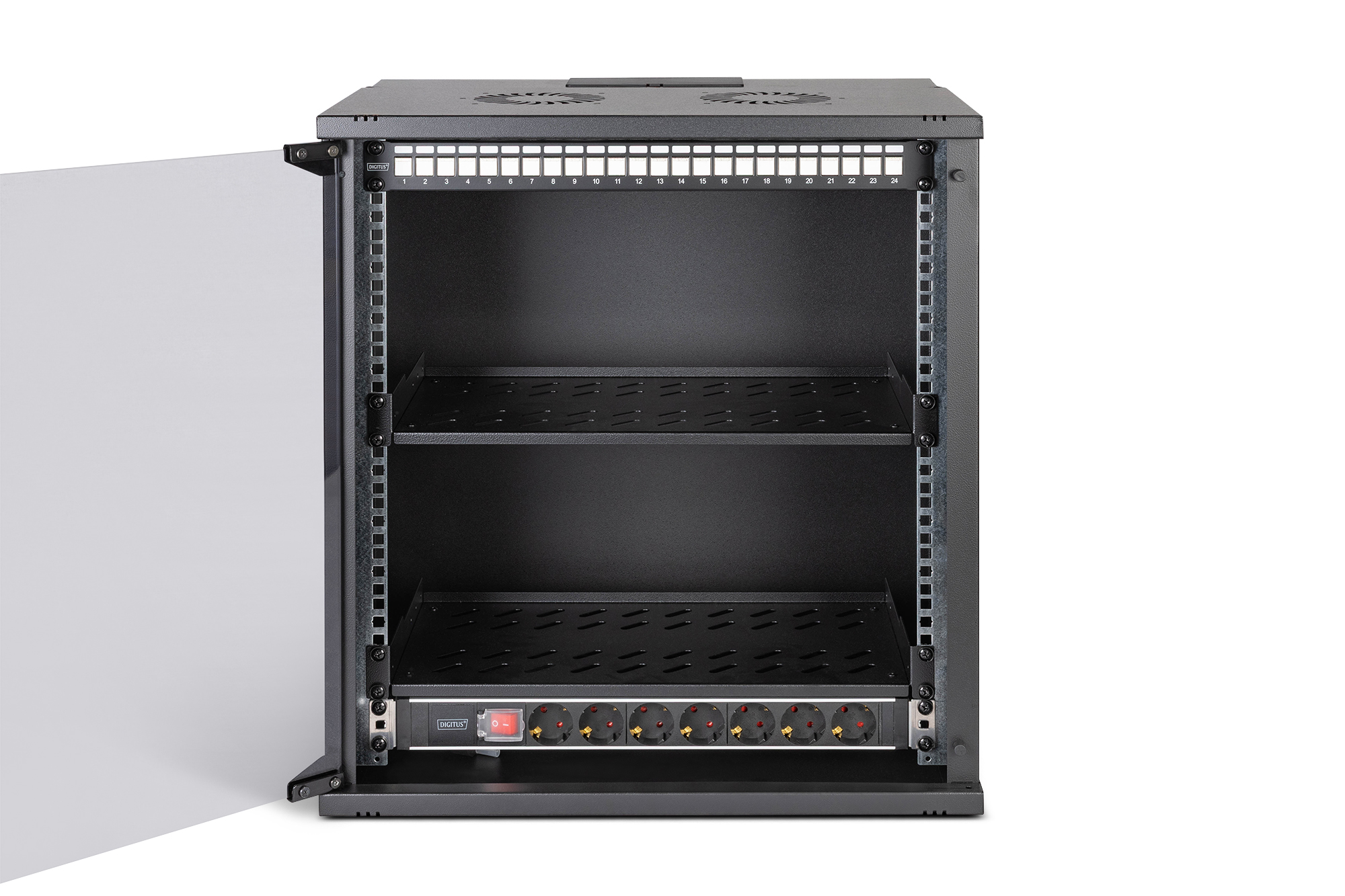 SOHO Pro network set, 483 mm (19") - 12U, 540 x 400 mm (W x D)
