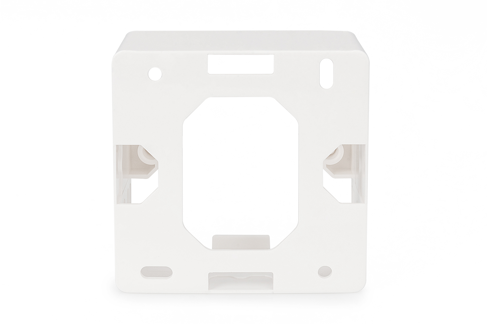 Surface Mountbox 80x80 mm for Keystone Walloutlet, German Type