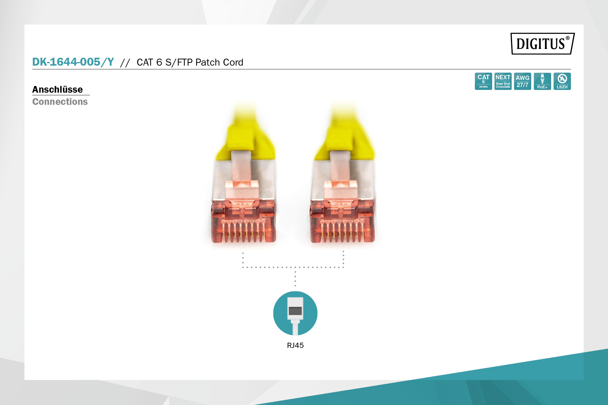 CAT 6 S/FTP patch cable