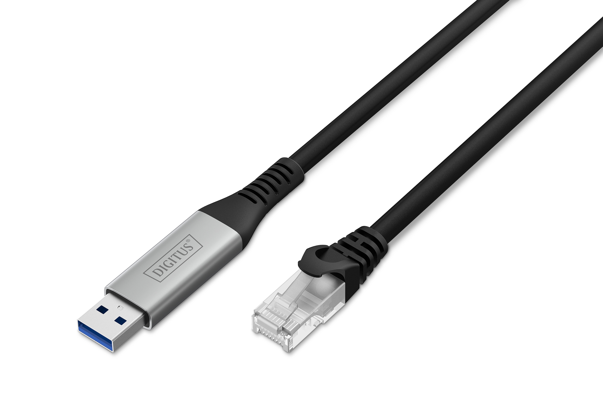 Digitus USB-A - RJ45 Ethernet cable, 1Gbit/s, 15m