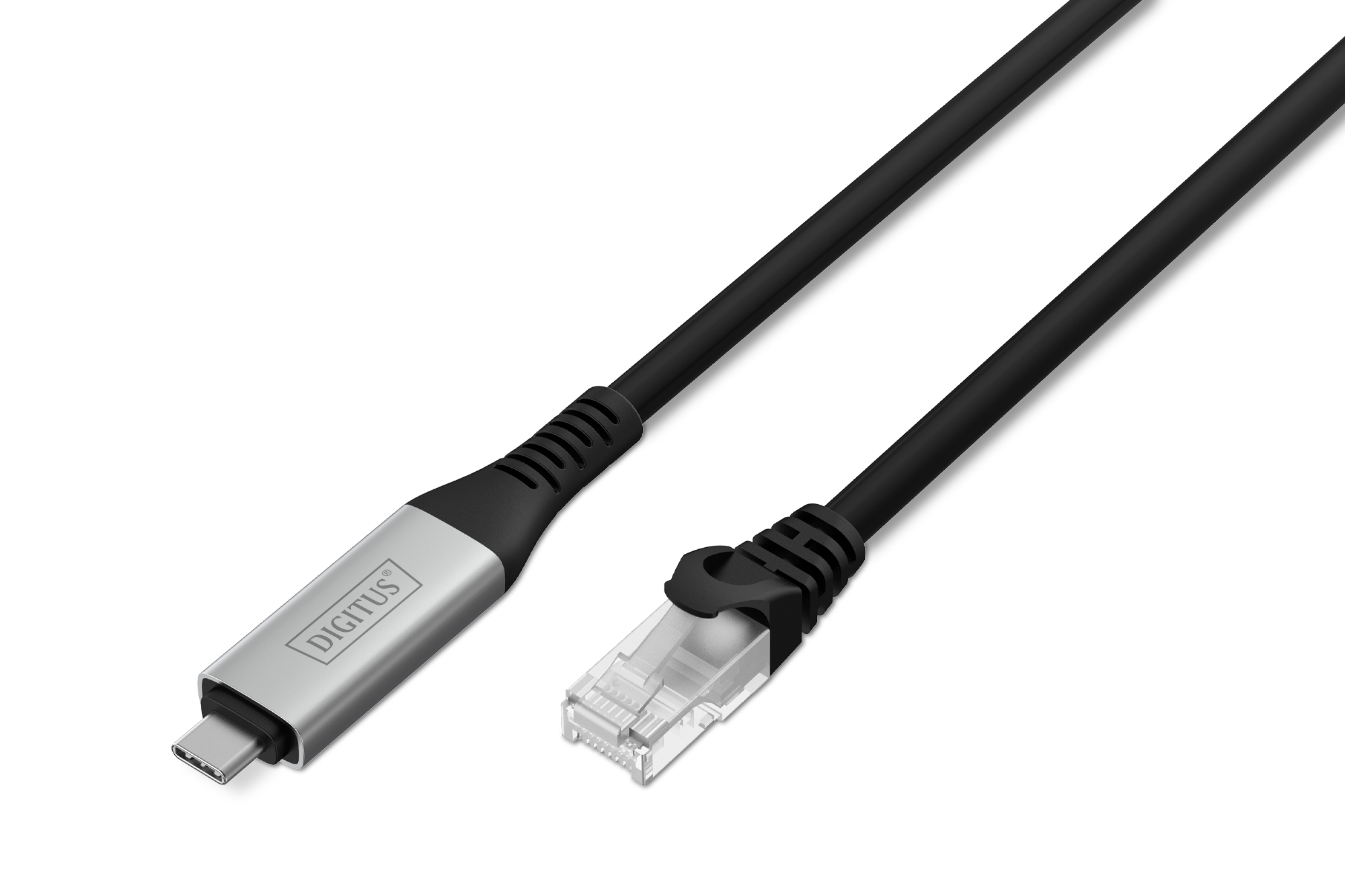 Digitus USB-C - RJ45 Ethernet cable, 1Gbit/s, 2m