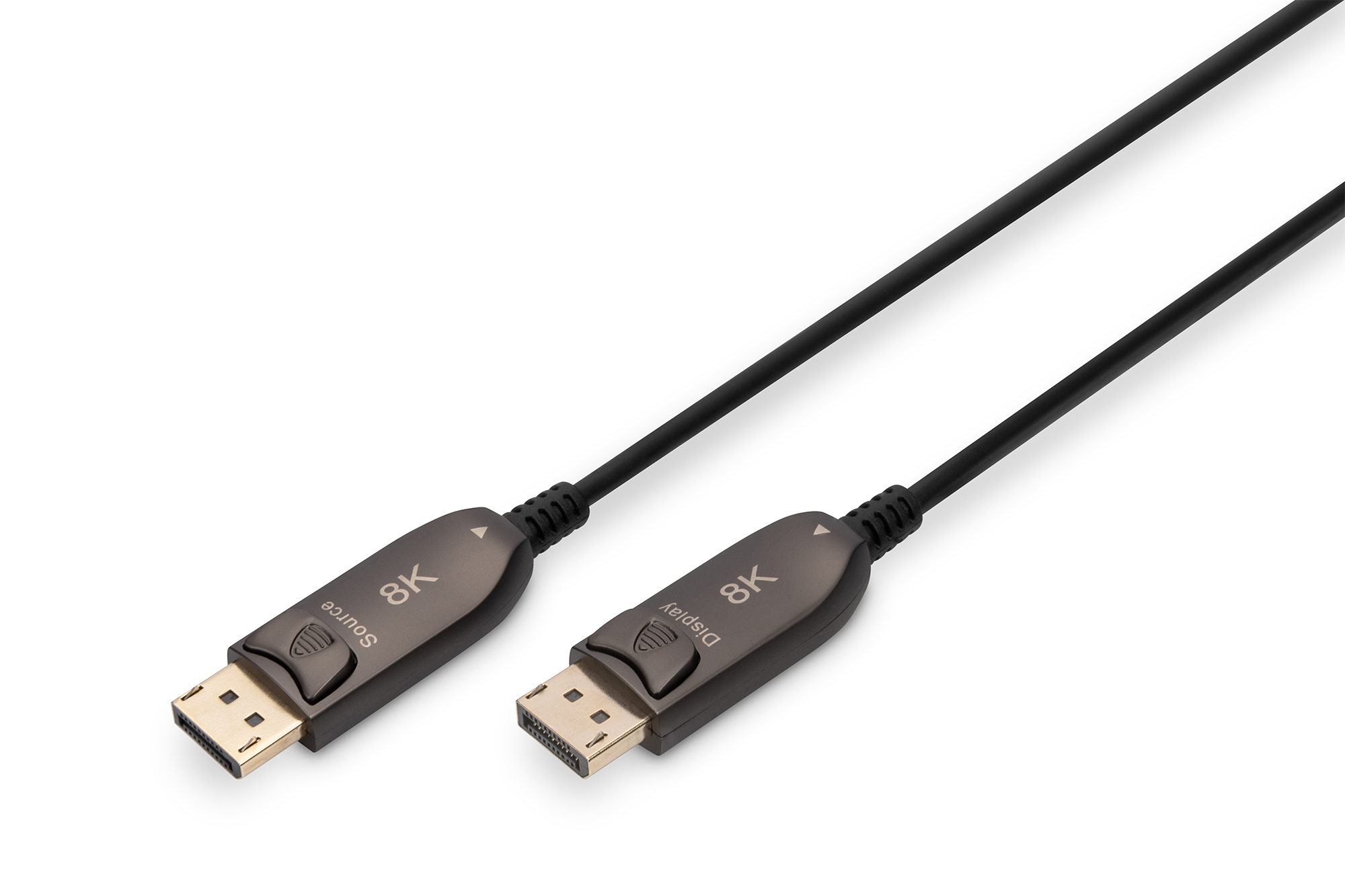 Digitus DisplayPort AOC Hybrid Fiber Optic Cable, UHD 8K, 15 m