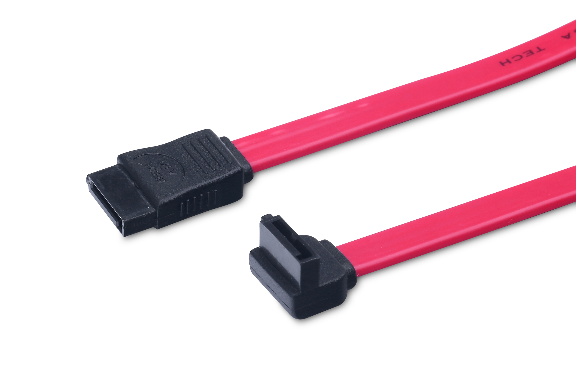 ASSMANN Electronic 2x SATA 7-pin, 0.5 m SATA cable Black, Red