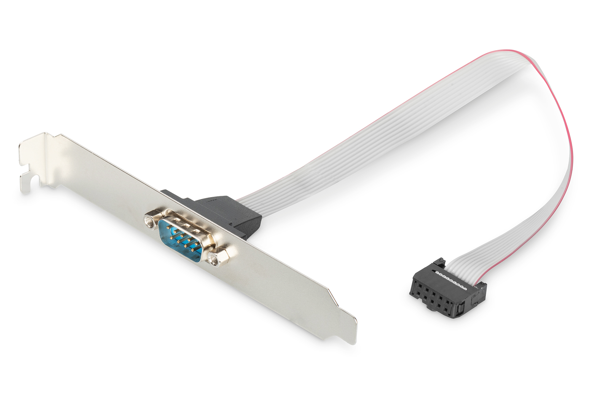 Digitus Serial Slot Bracket adapter cable, D-Sub9/M - IDC 2x5pin/F