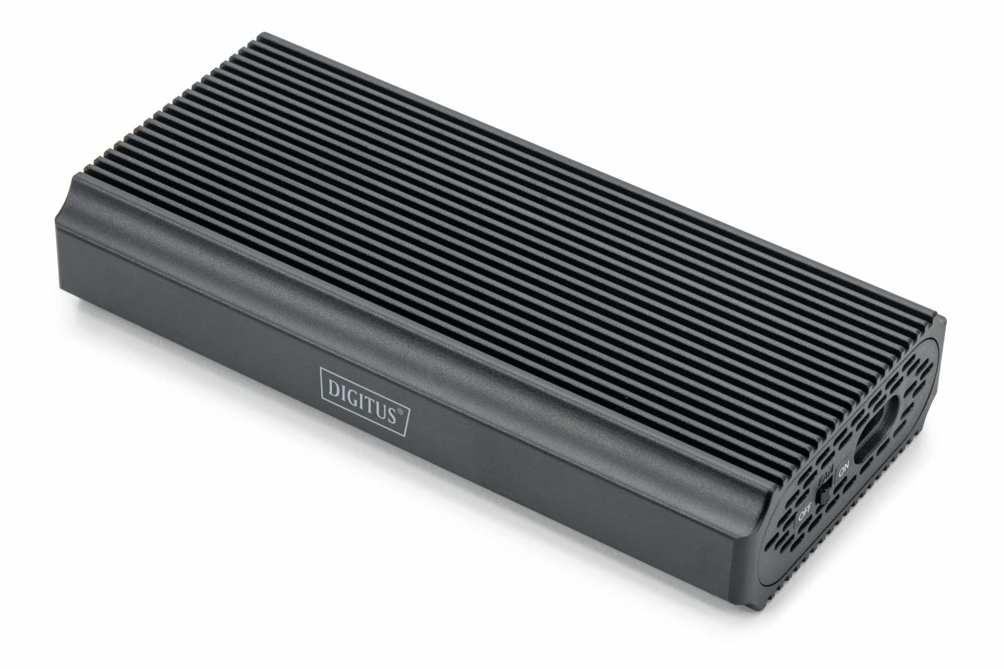 Digitus USB M.2 hard disk enclosure, SSD, external, NVMe, 40Gbps, USB 4.0, aluminum, toolfree