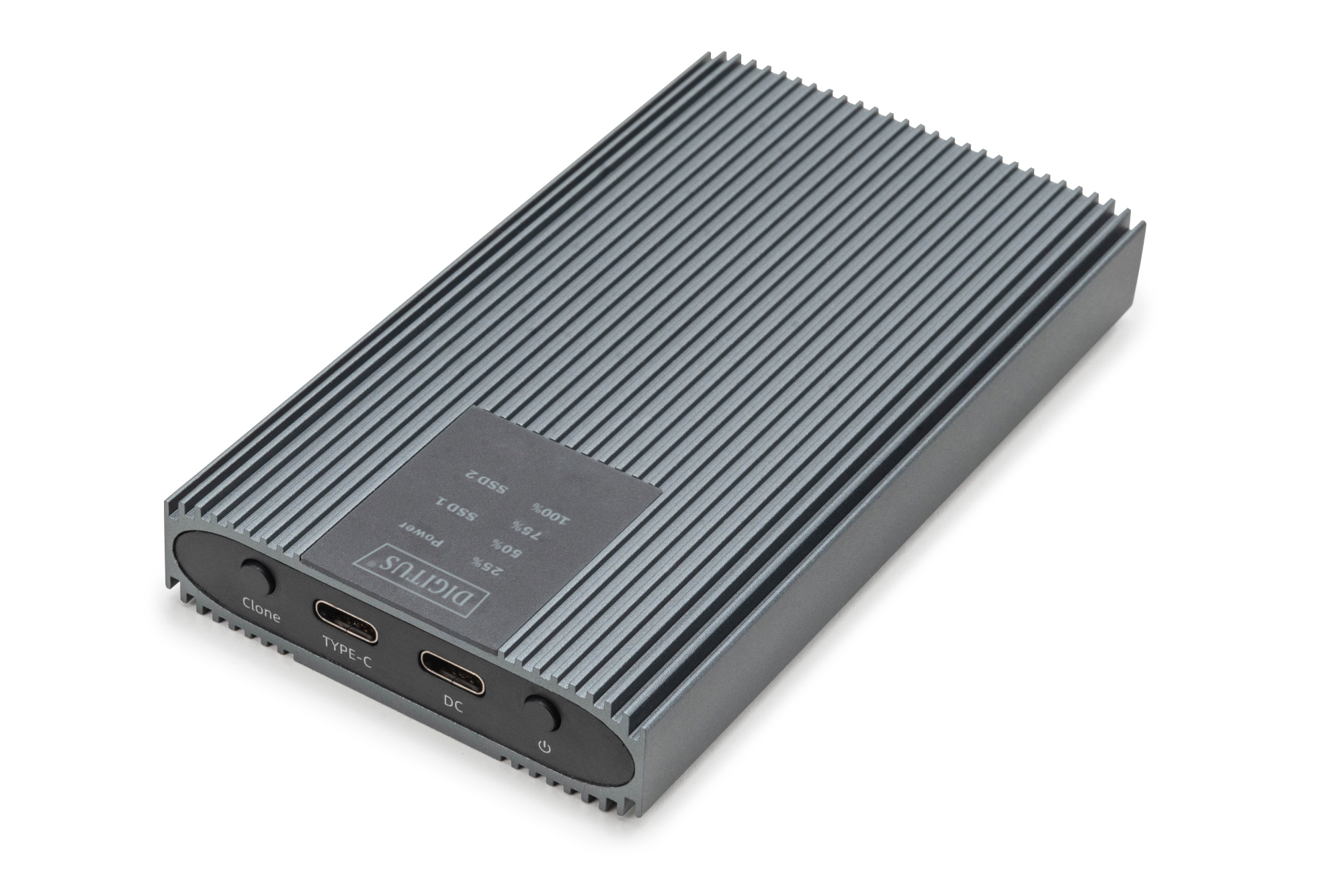 Digitus USB M.2 NVMe Clonestation, SSD, NVMe, 20Gbits, USB 3.2 Gen2, aluminum, toolfree