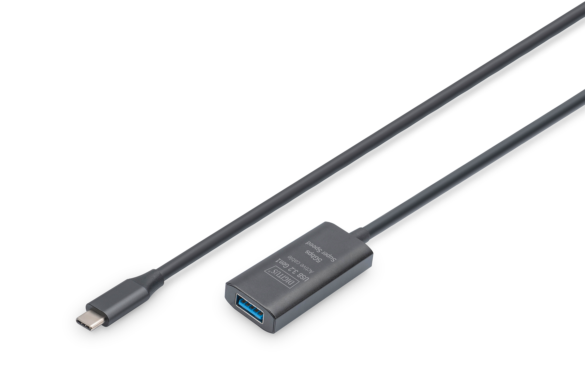 Digitus Active USB 3.2 Gen1 5G extension cable, USB-C - USB-A, 5m