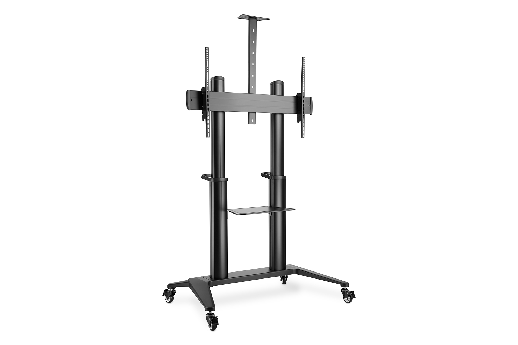 Digitus TV Presentation Cart - 70-120 Inch, 140kg Max, Black