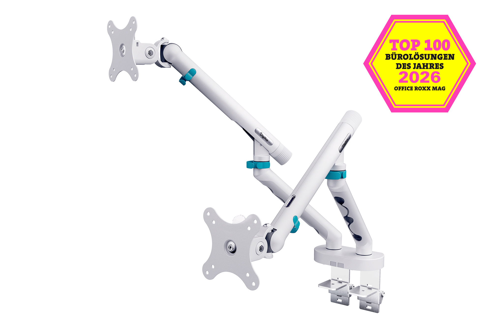 Digitus Dual design monitor mount, 2x 35", 2x 10 kg