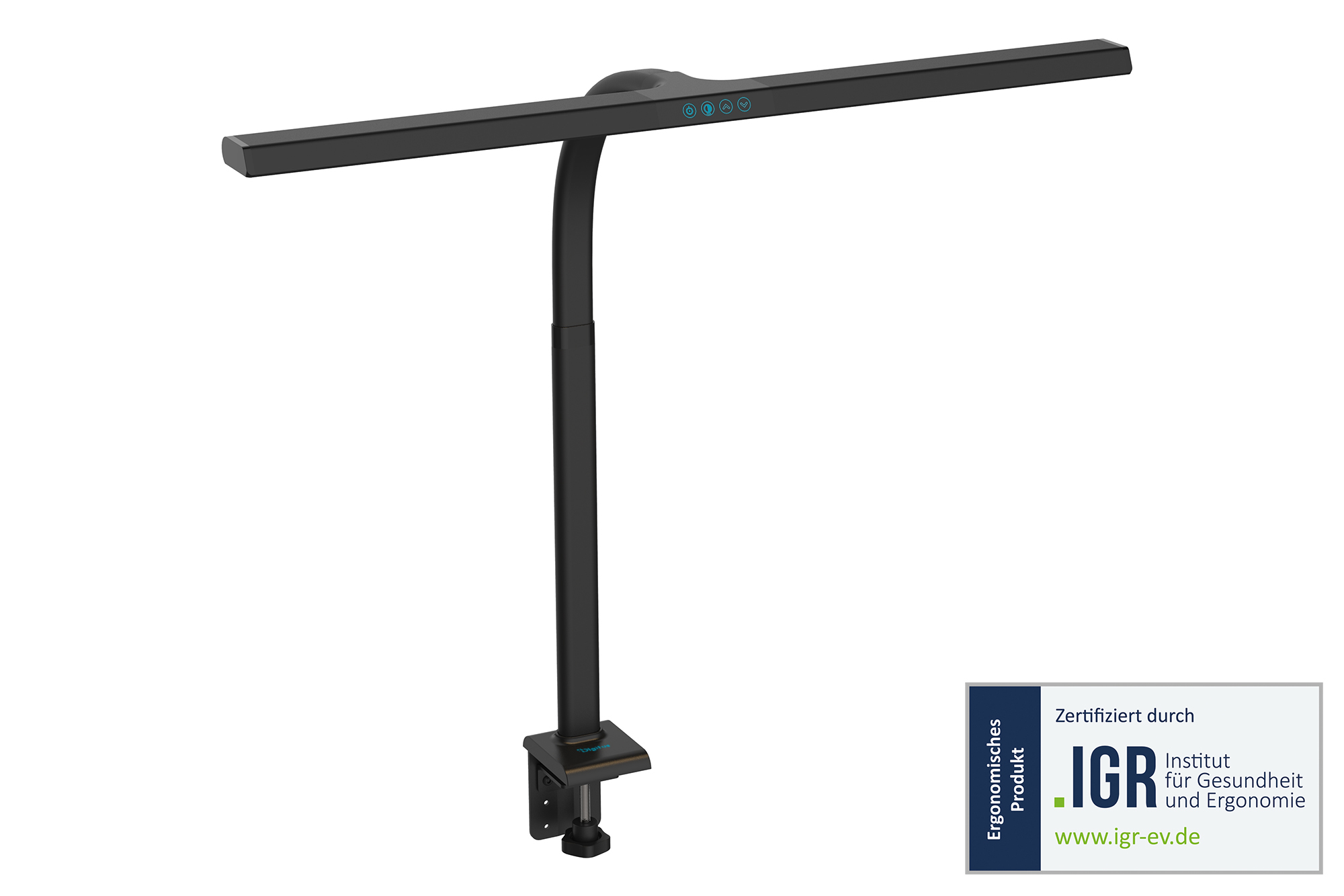 Digitus LED Desk Lamp - 80 cm, 2400 lm, 16 W, Black
