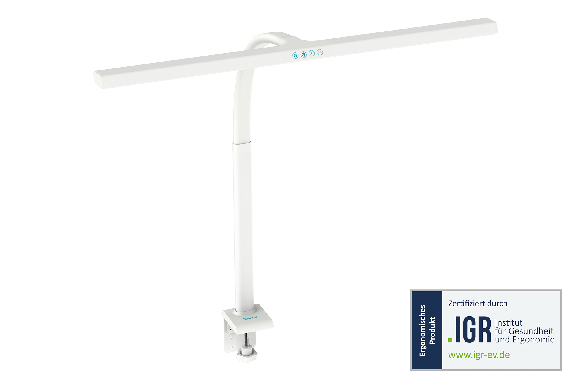 Digitus LED Desk Lamp - 80 cm, 2400 lm, 16 W, White