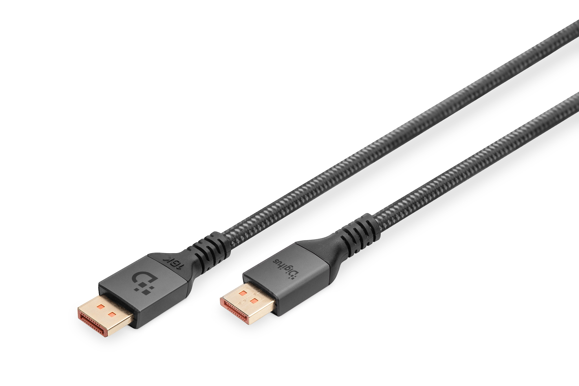 Digitus 16K DisplayPort Connection Cable, Version 2.1, 1m, 80G, black
