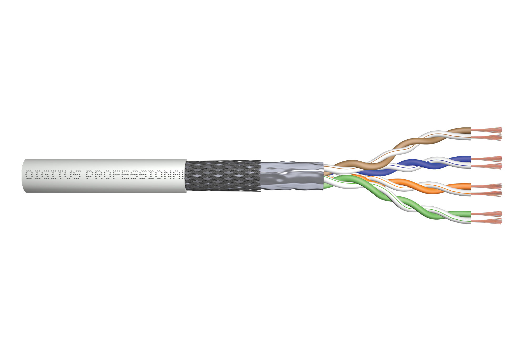 Digitus CAT 5e SF/UTP twisted pair patch cord, raw