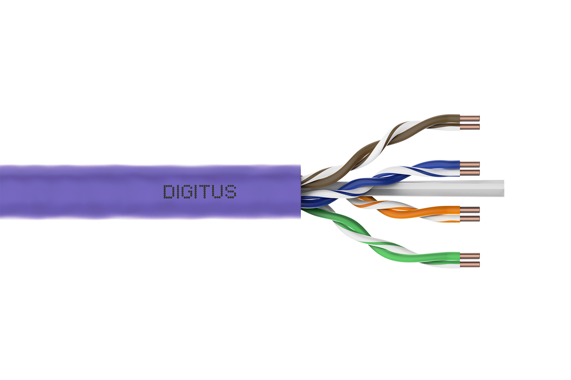 CAT 6 U/UTP installation cable, 500 m, Dca