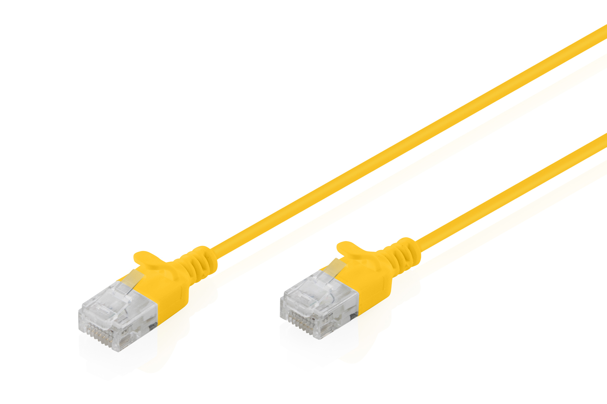 Digitus CAT 6 U-UTP Slim patch cable, 3 m, yellow