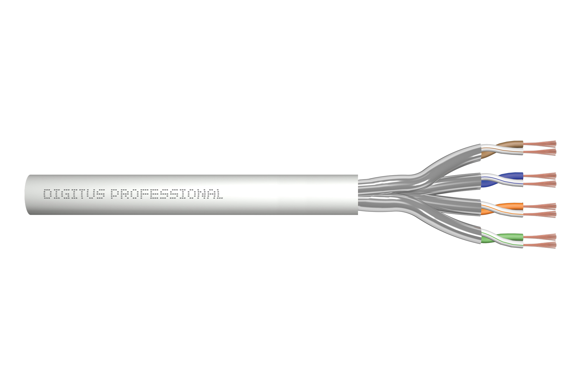 Digitus CAT 6A U/FTP twisted pair patch cord, raw