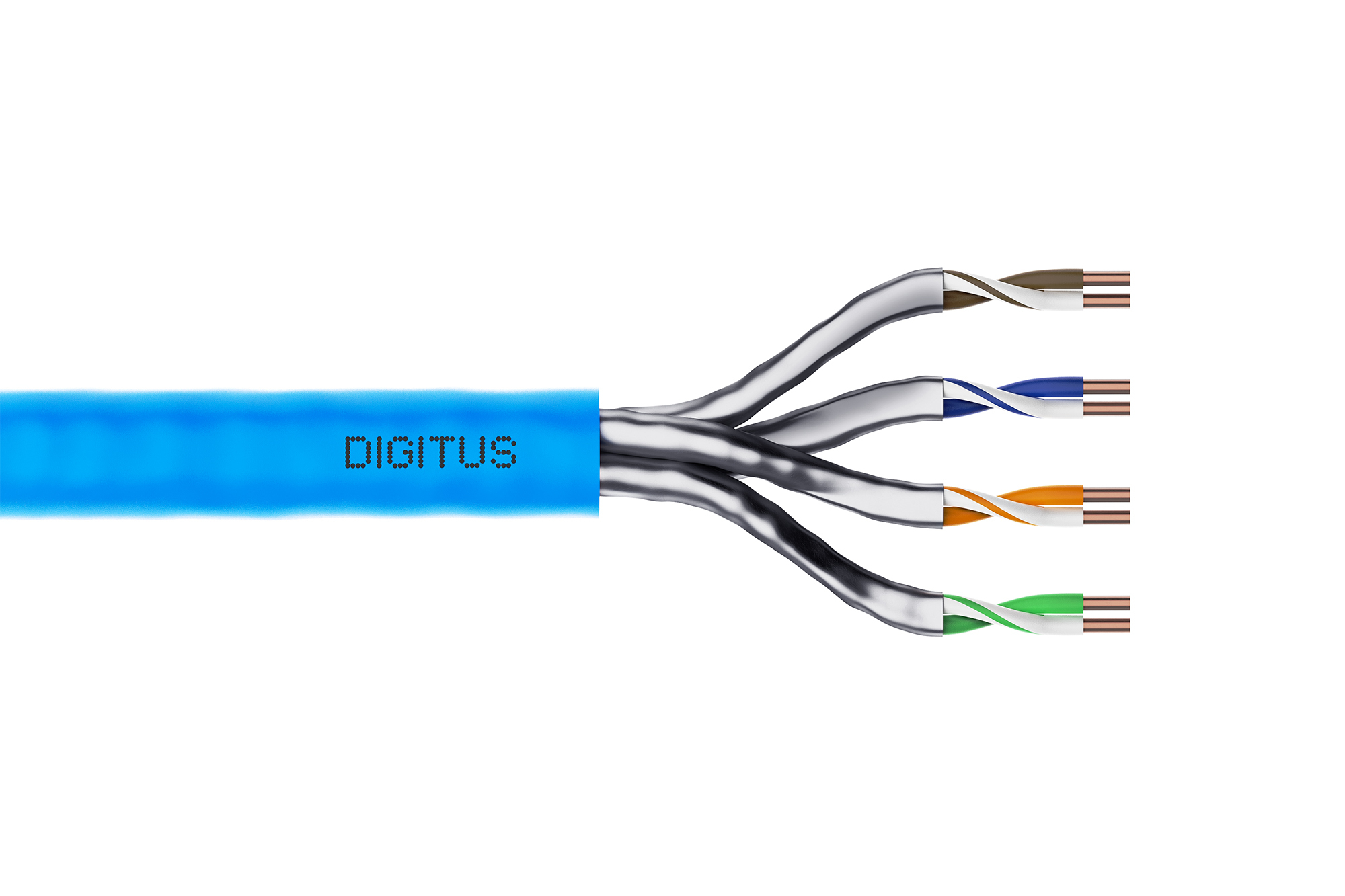 Digitus CAT 6A U/FTP installation cable, 305 m, simplex, B2ca