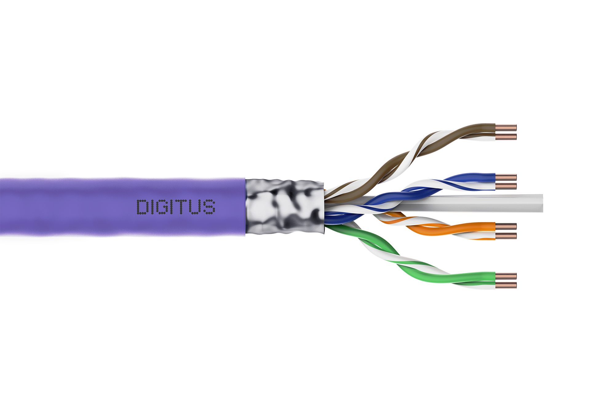 CAT 6 F/UTP installation cable, 305 m, simplex, B2ca