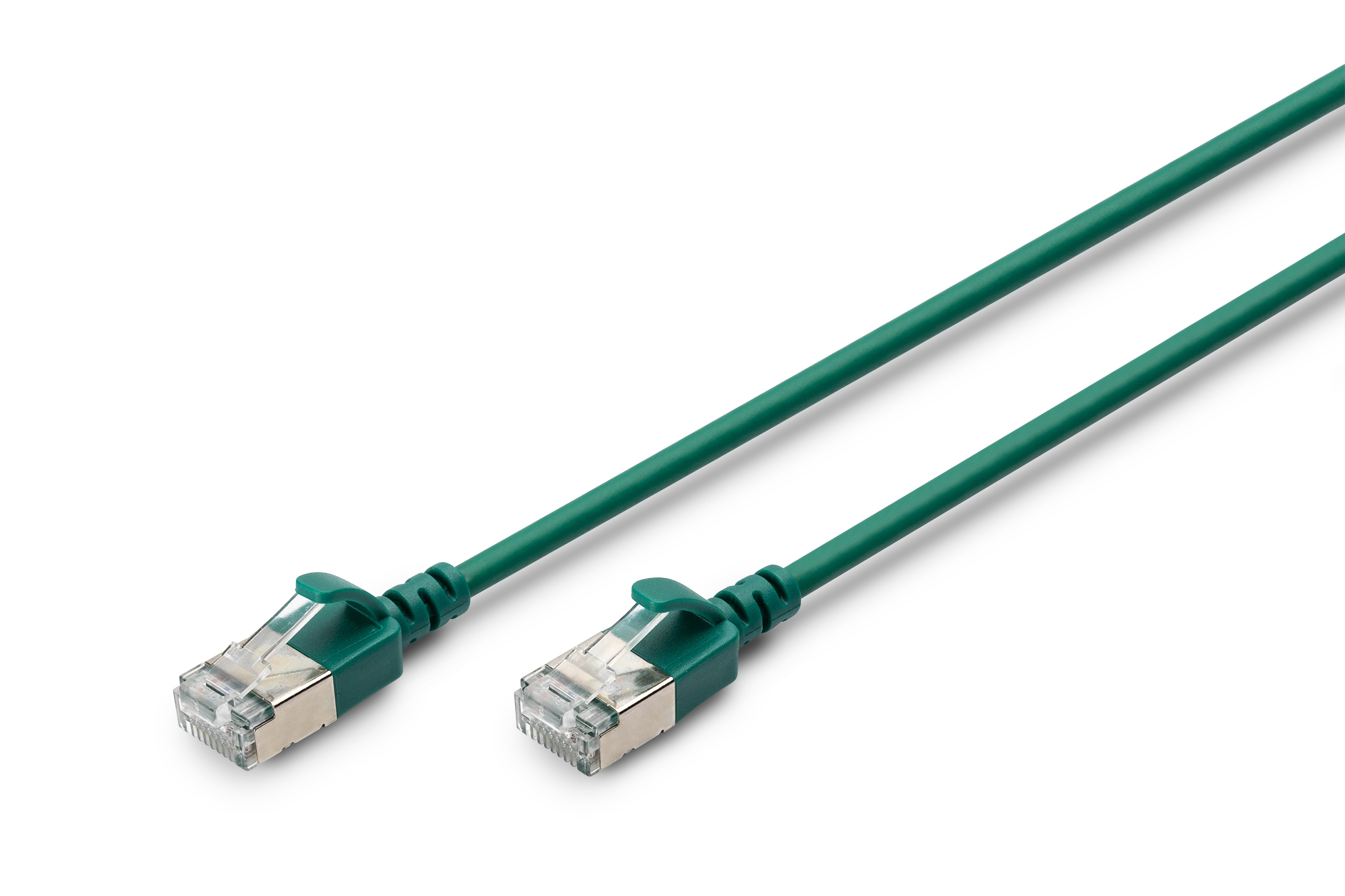 Digitus CAT 6A F-FTP Slim patch cord, 1m, green