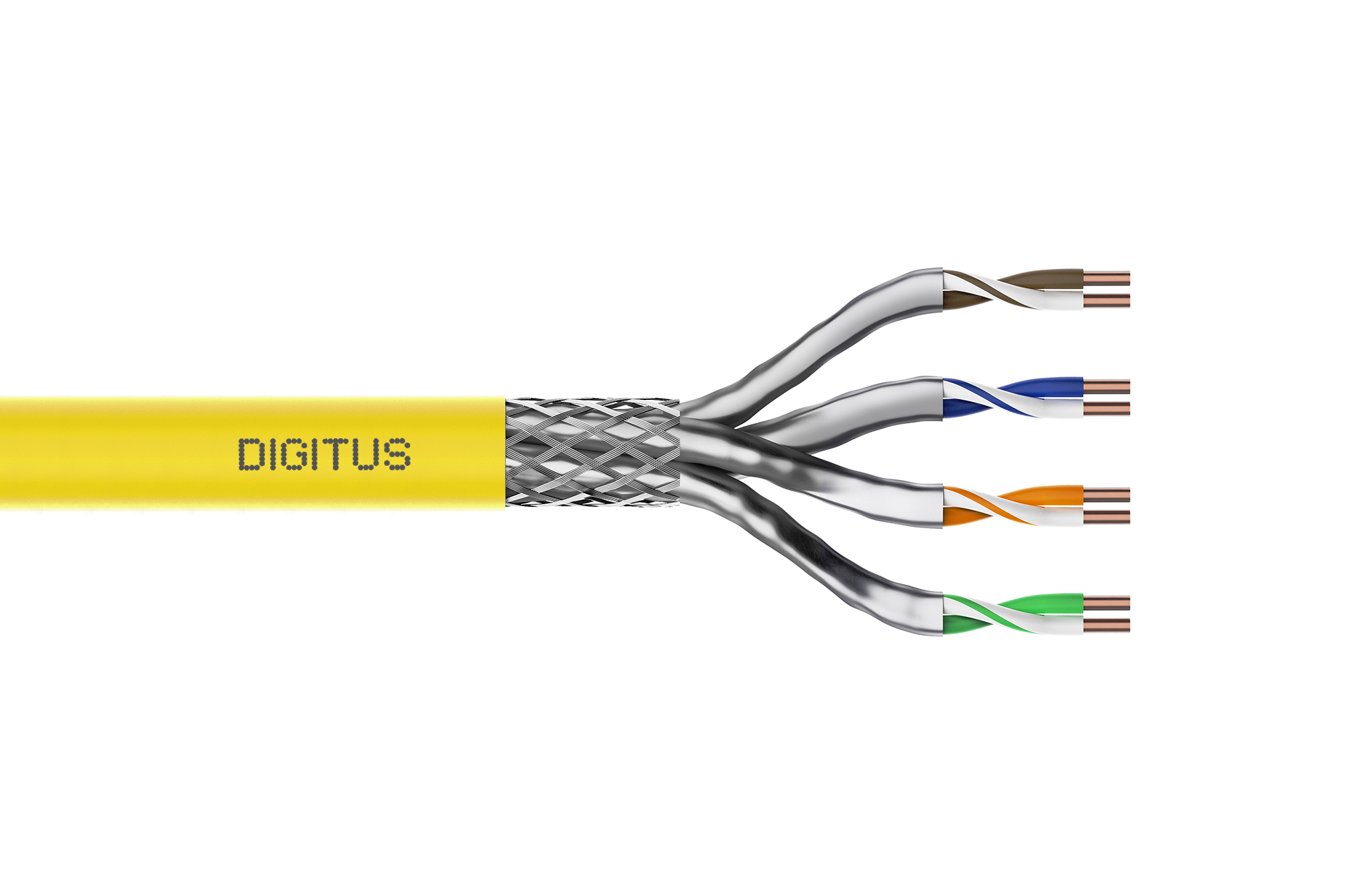 CAT 7A S/FTP, data cable - installation cable, 500 m, simplex, Dca-s1a d1 a1 , GHMT PVP certified