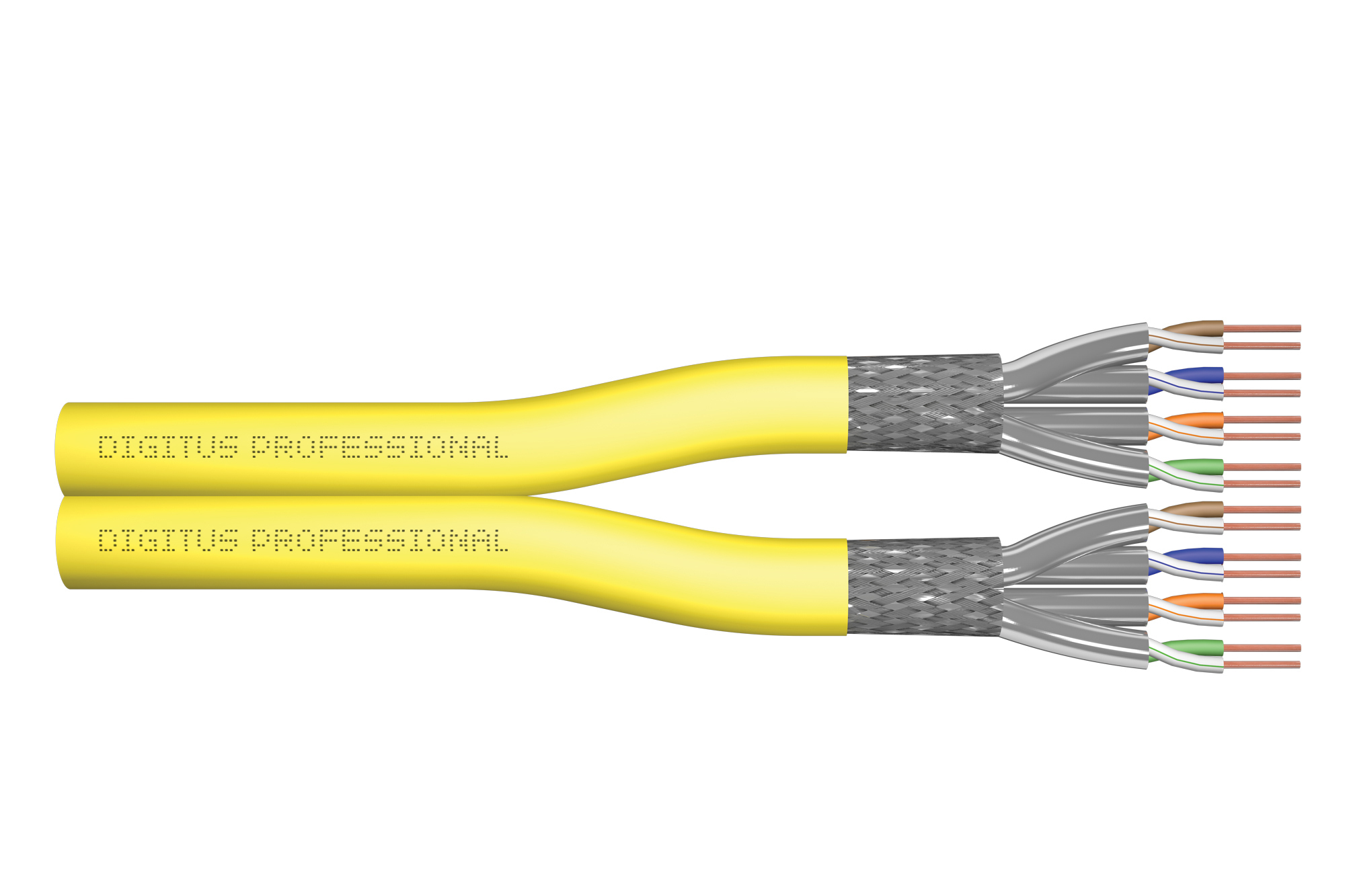 Digitus DK-1743-A-VH-D-1 networking cable Yellow 100 m Cat7a