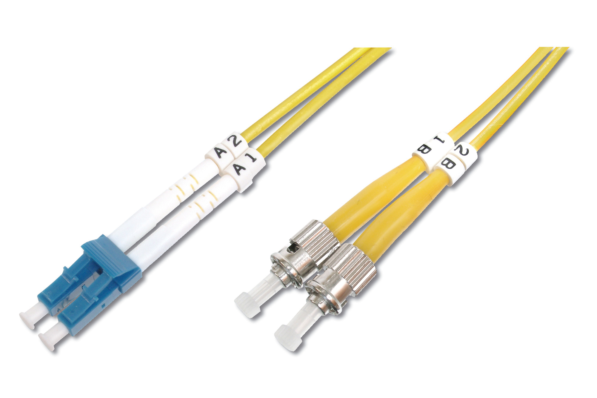 Fiber Optic Singlemode Patch Cord, LC / ST