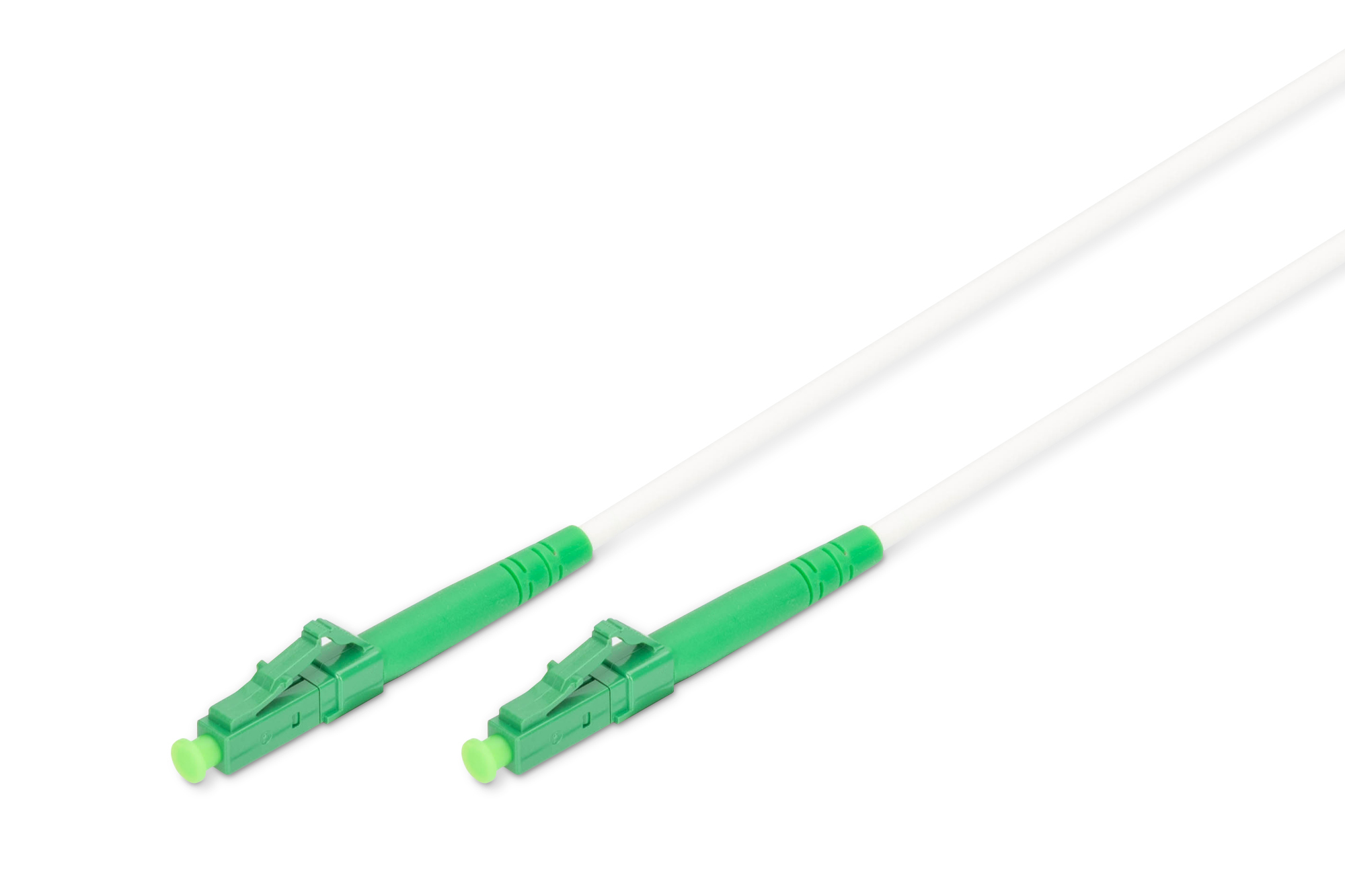 Fiber optic steel-armored patch cable, simplex, singlemode, LC/APC - LC/APC, 20 m