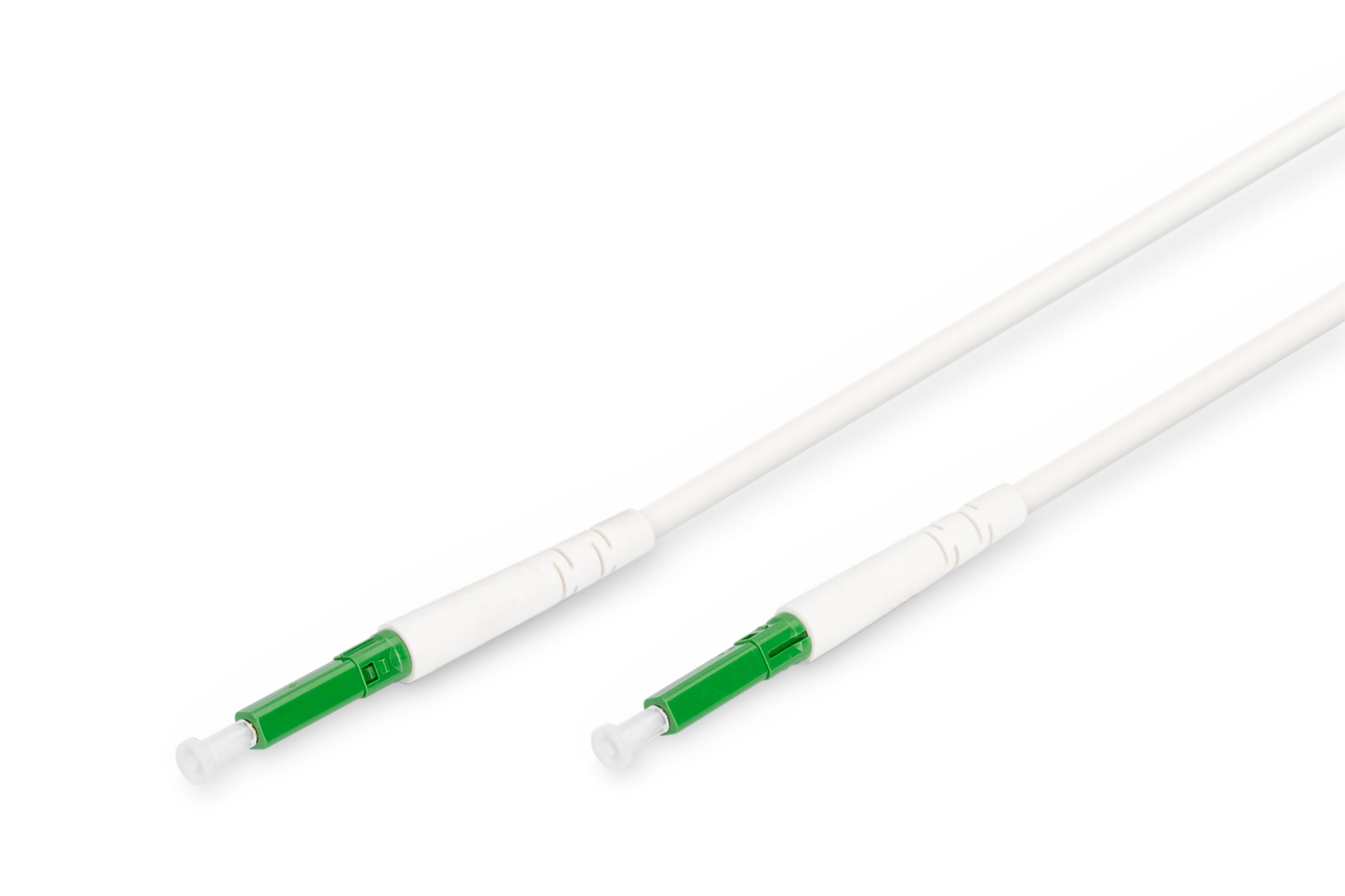 FTTH pre-assembled drop cable, blow-in, singlemode, 1 fiber, LC/APC, 10 m