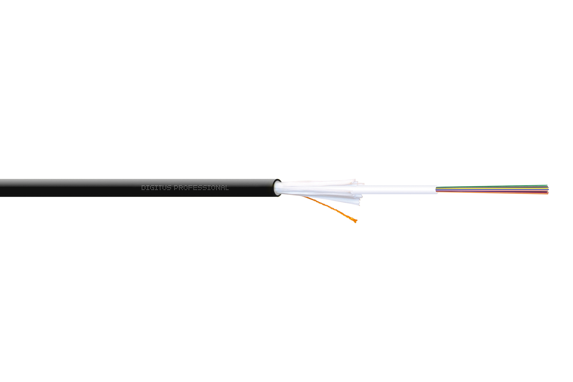 Installation Cable Indoor/Outdoor A/I-DQ (ZN) BH 9/125µ OS2, 8 fibers, CPR Dca, LSZH