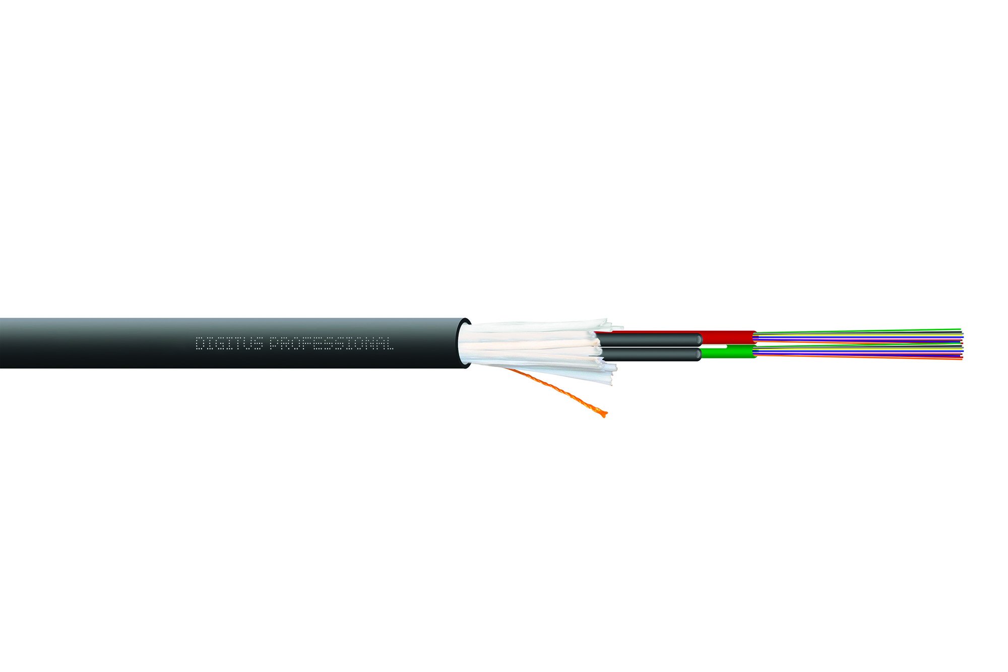 Digitus Installation Cable Indoor/Outdoor A/I-DQ (ZN) BH 9/125µ OS2, 24 fibers, CPR Dca, LSZH