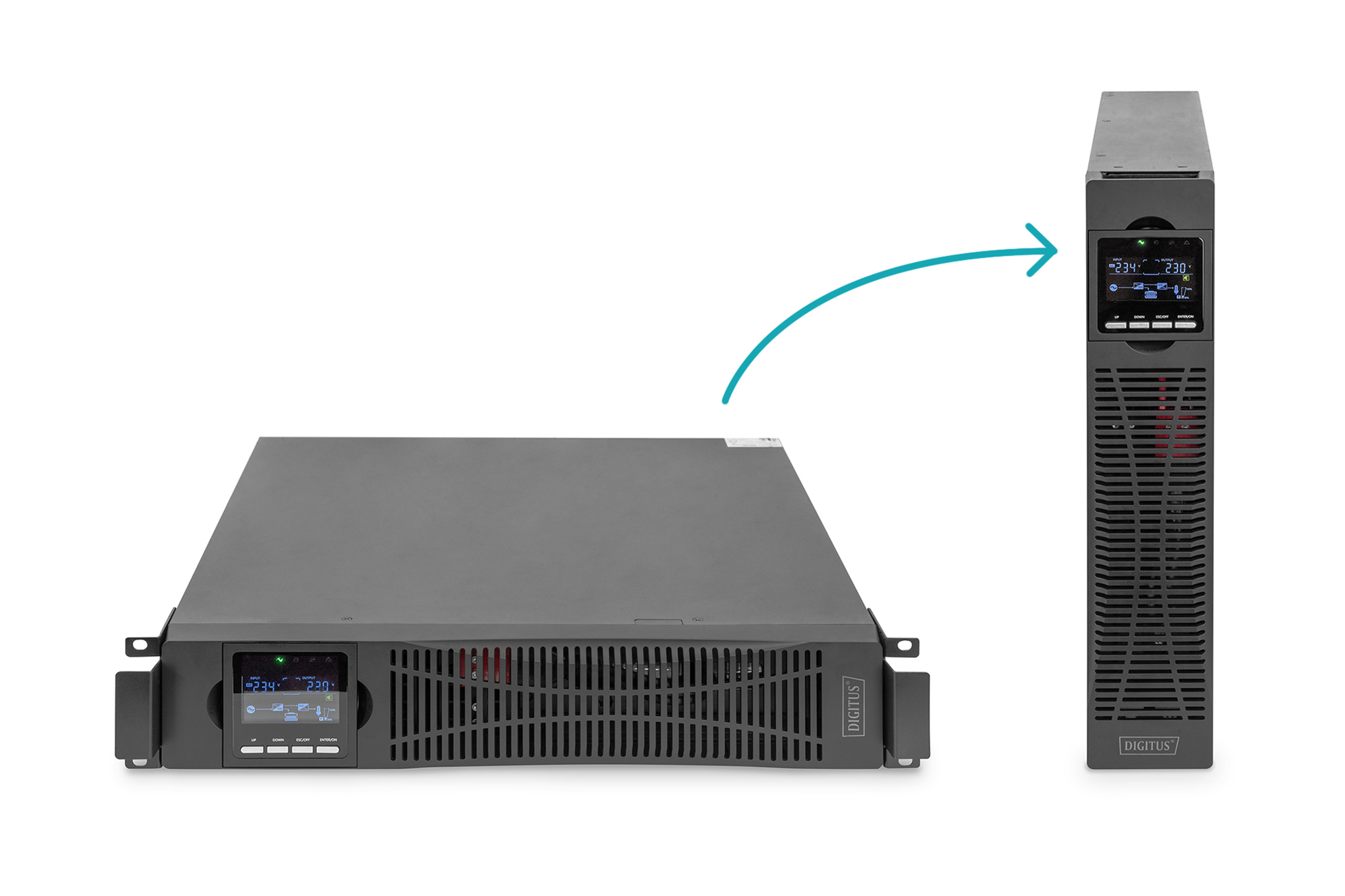 OnLine UPS system, 2000 VA/ 2000 W