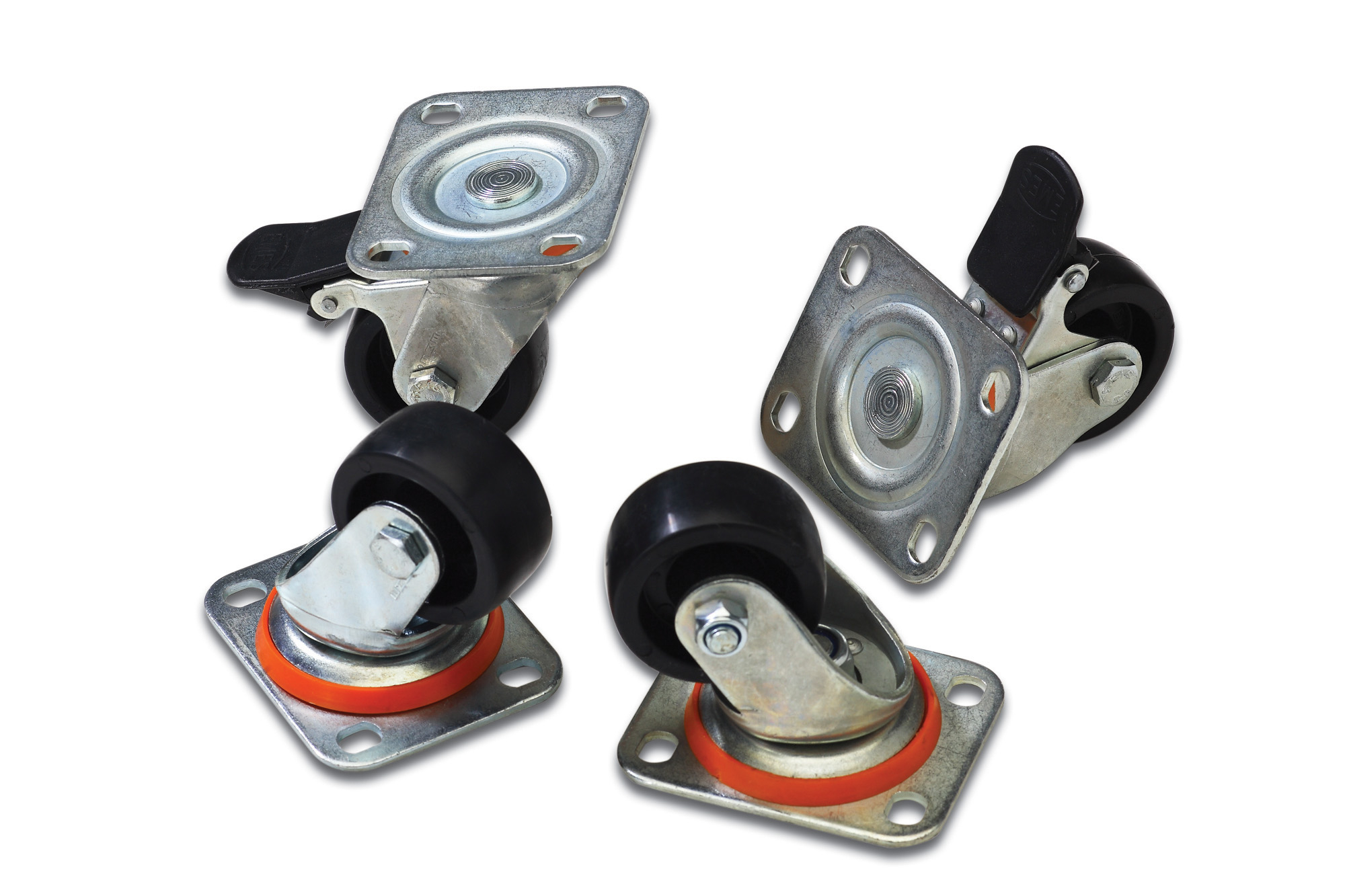 Digitus Lockable castors for free-standing 482.6 mm (19") network and server cabinets