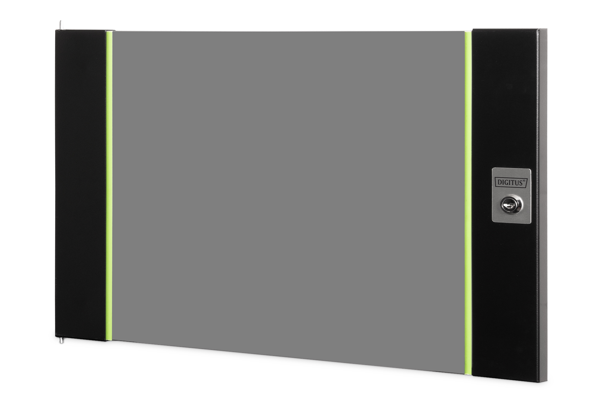 Glass front door for 19" 7U wall-mounted enclosure Unique series