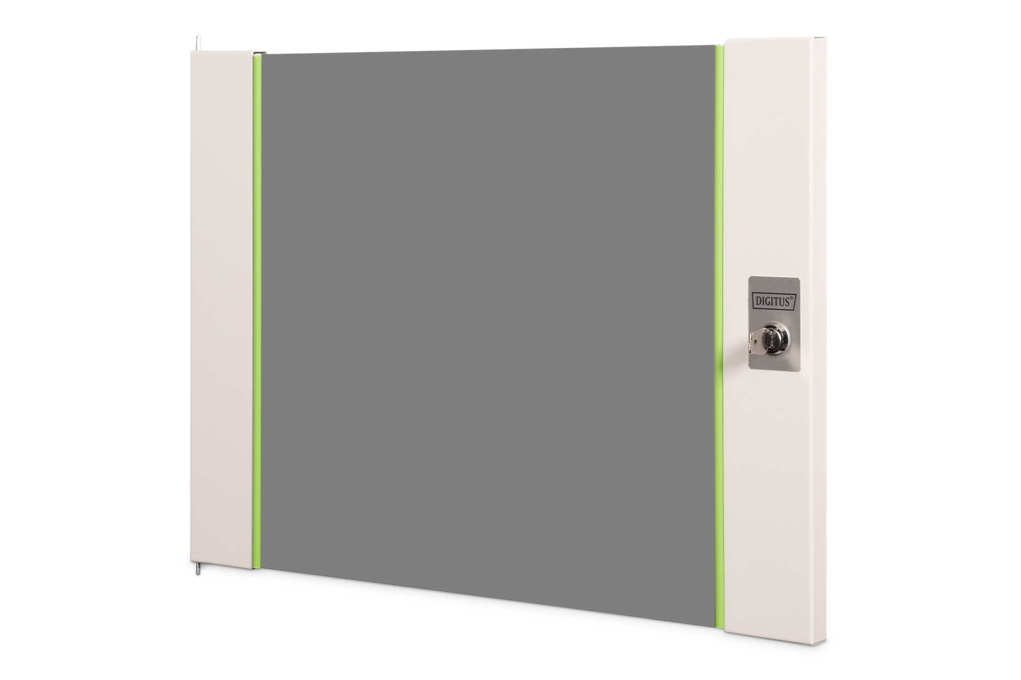 Glass front door for 19" 9U wall-mounted enclosure Unique series