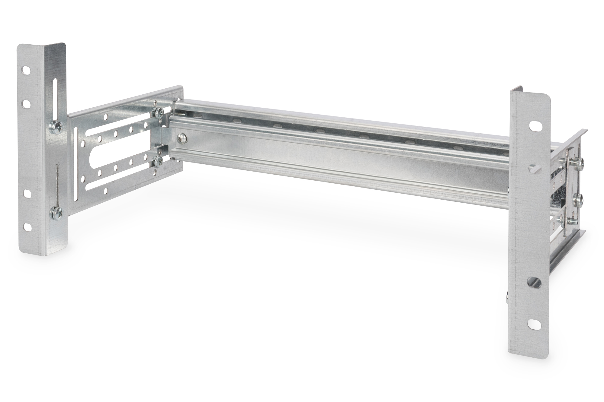 482.6 mm (19") rack-mount DIN rail panel, 4U