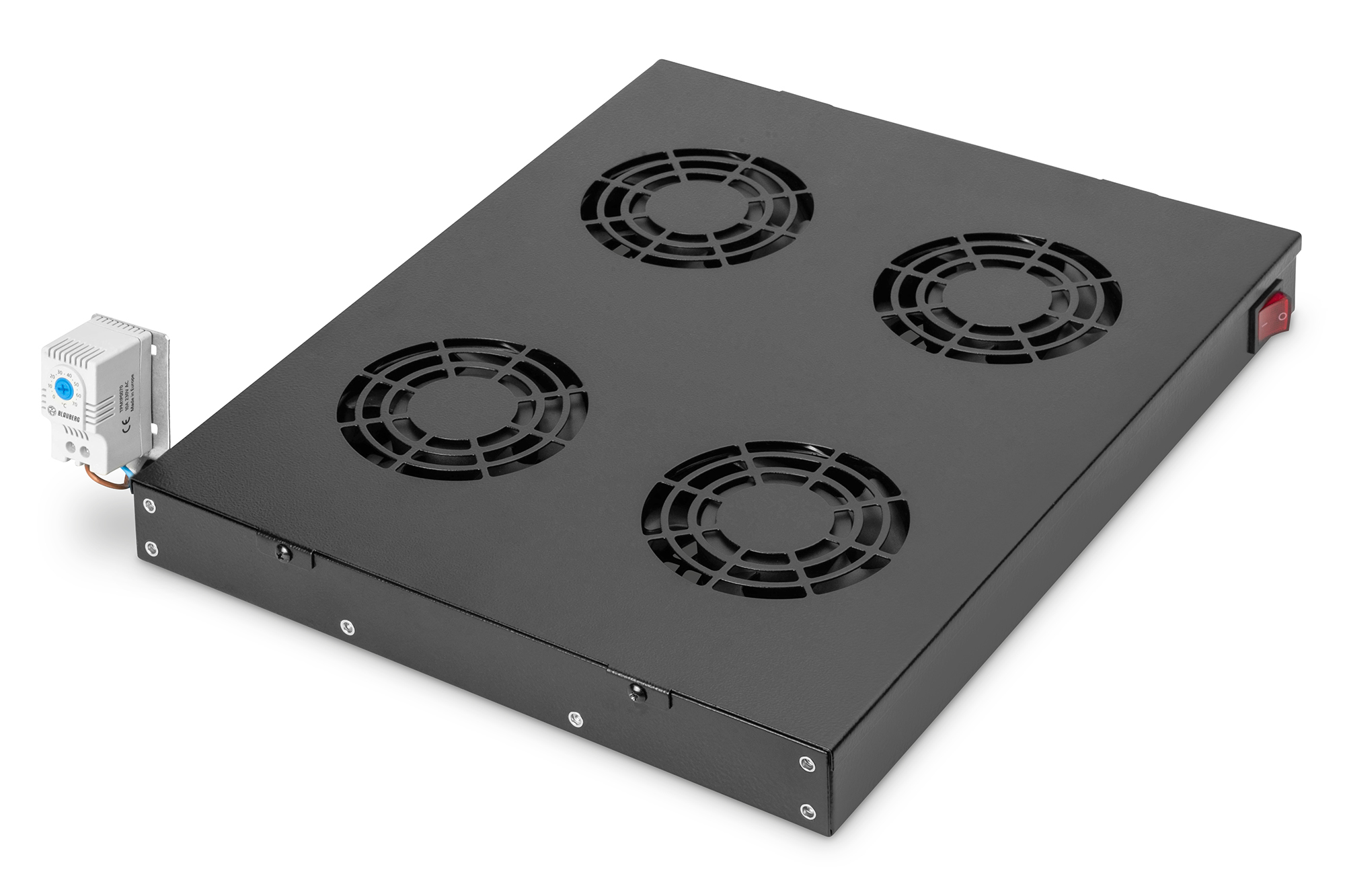 Fan unit for variable 483 mm (19") installation