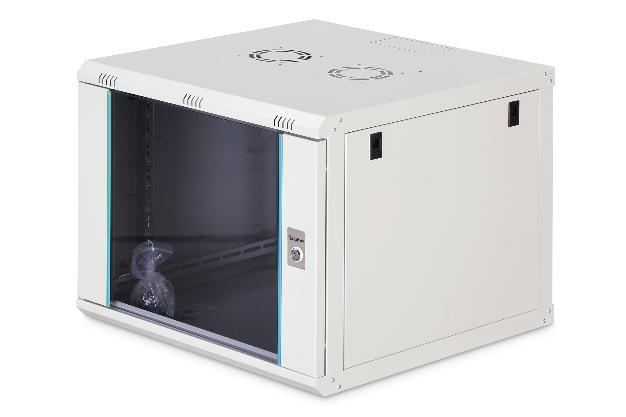 Dynamic-N series wall-mounted enclosure - 600x600 mm (WxD), unmounted