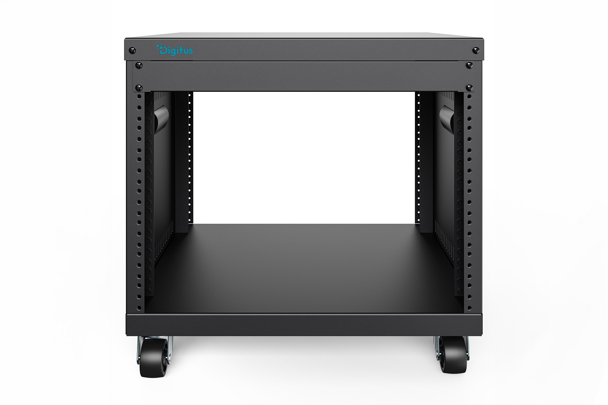 Universal 19-Inch Equipment Rack with Castors, 8U