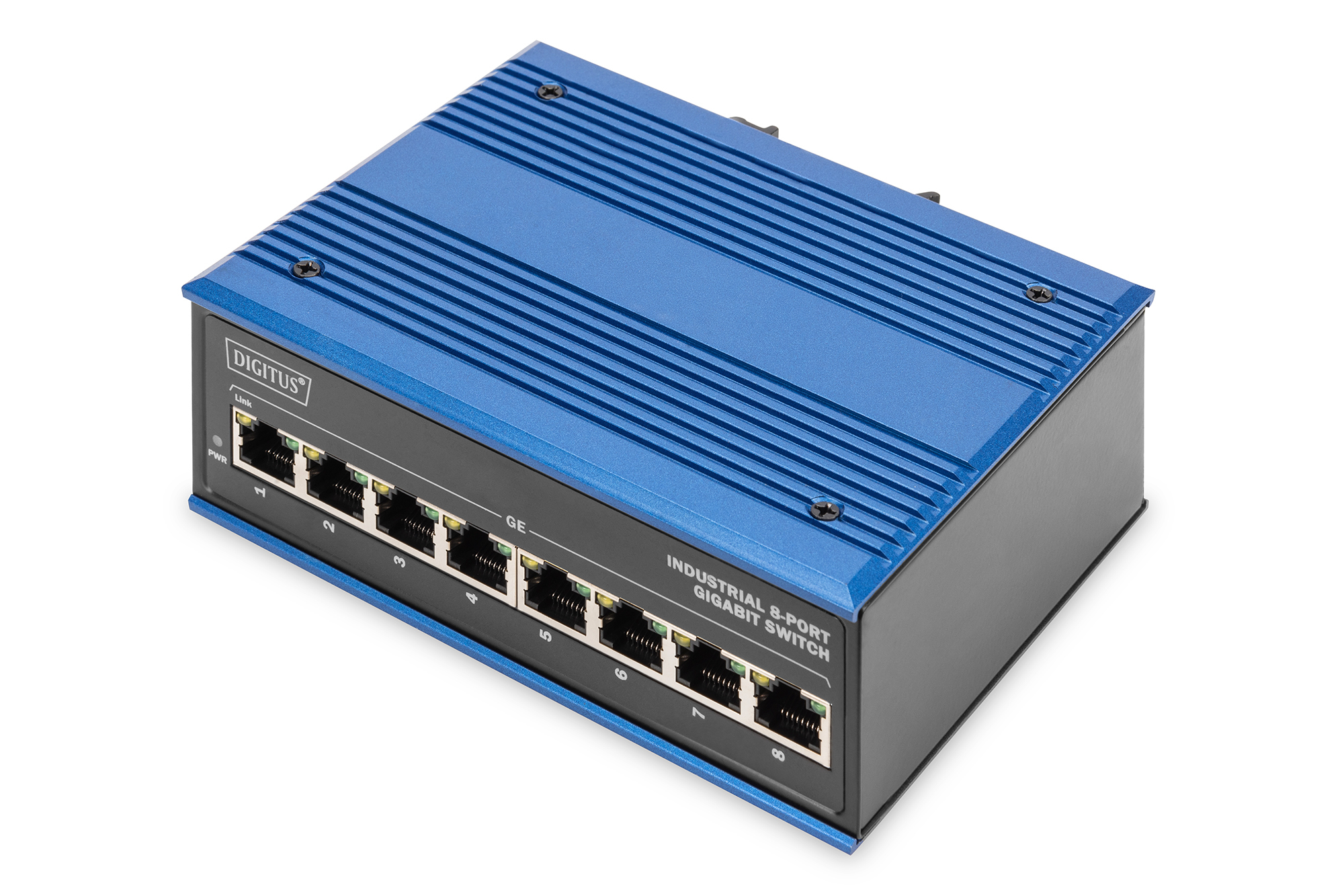 ASSMANN Electronic DN-651119 network switch Gigabit Ethernet (10/100/1000) Black, Blue