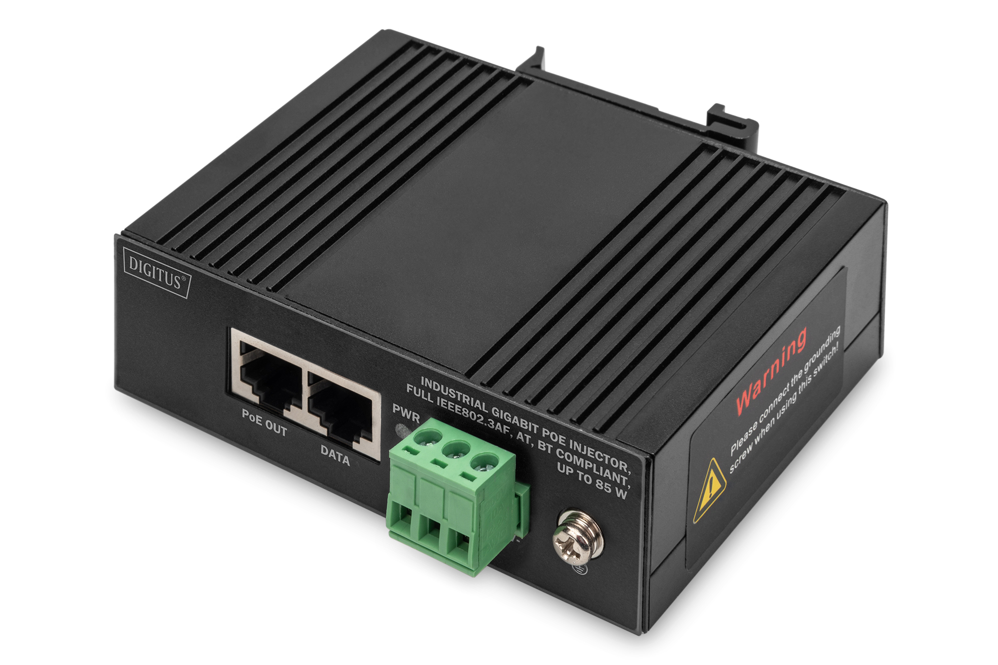 Gigabit EthernetPoE Injector, Industrial