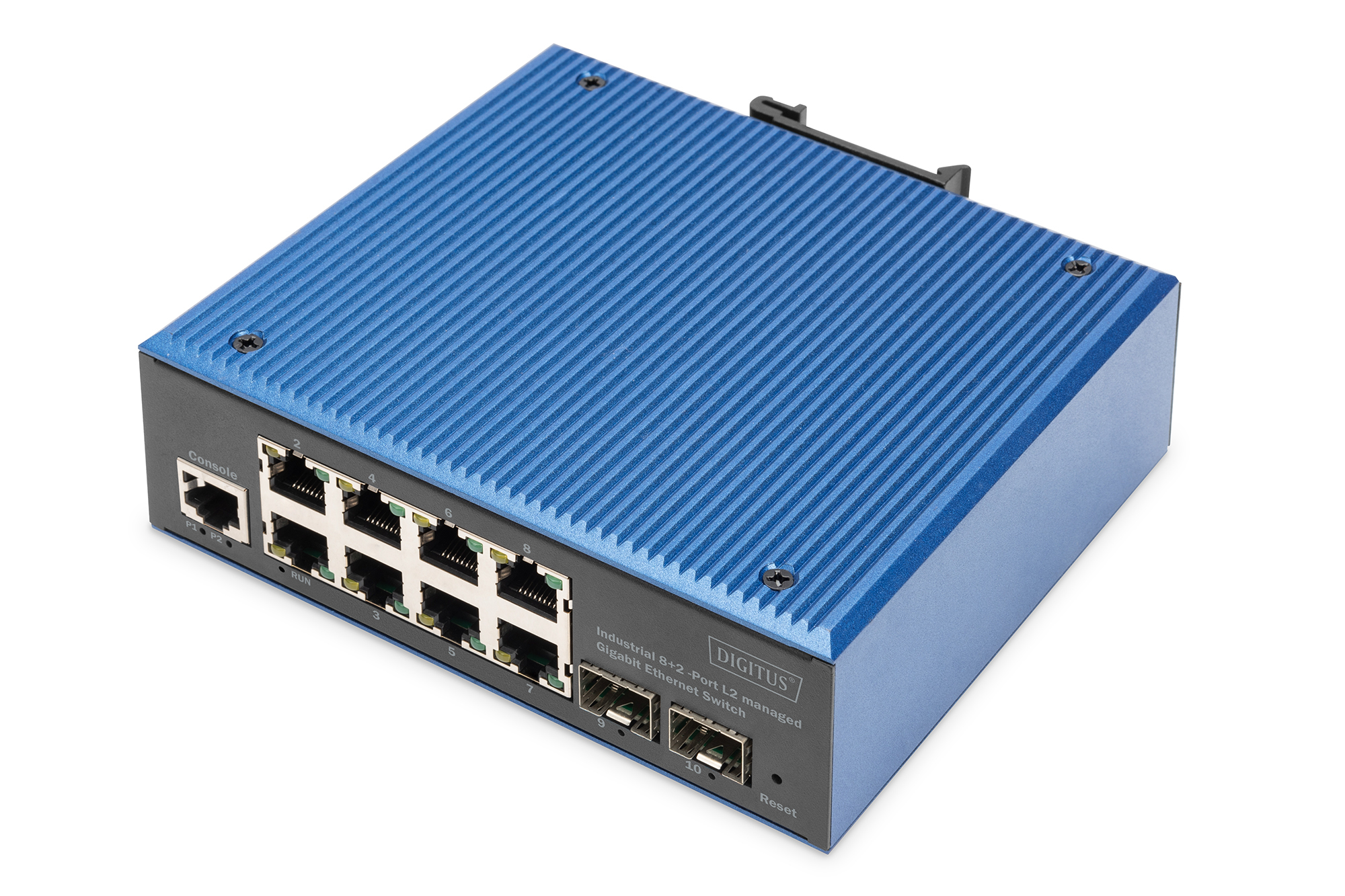 Industrial 8+2 -Port L2 managed Gigabit Ethernet Switch
