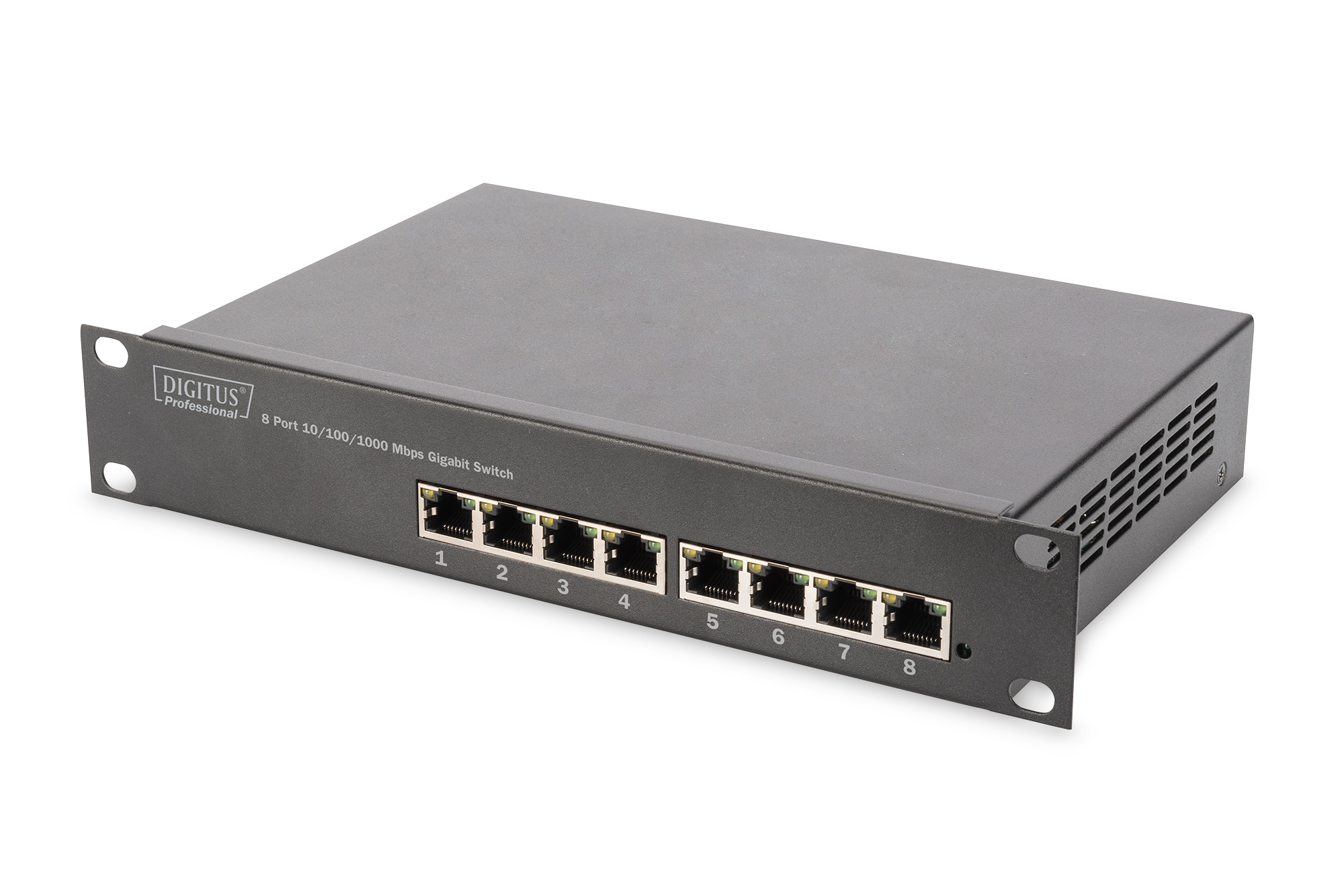 Digitus 10" Gigabit Ethernet Switch, 8-Port, Unmanaged