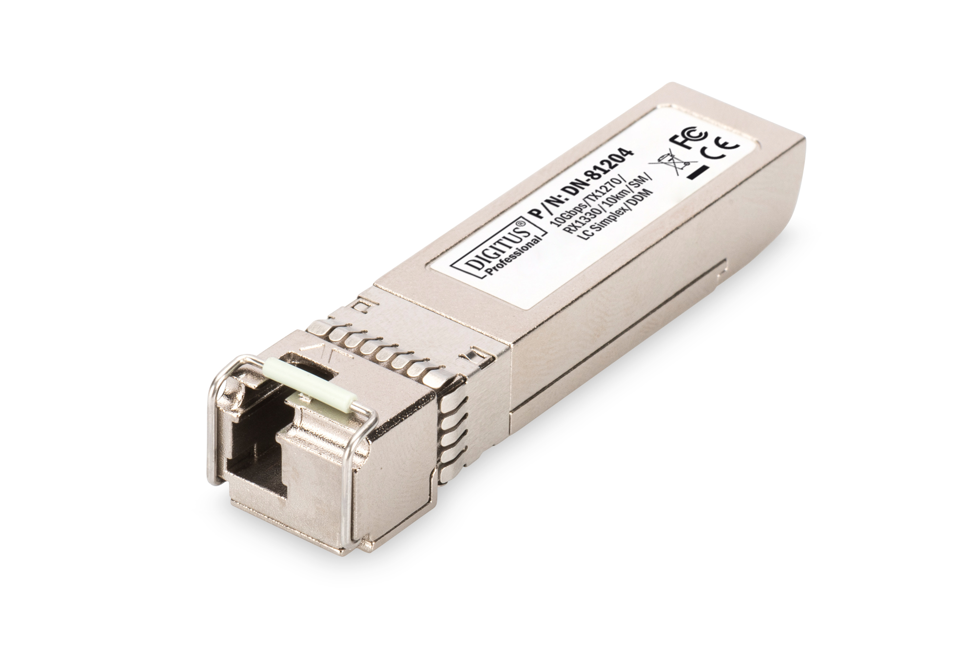 SFP+ 10 Gbps Bi-directional Module, Singlemode, TX1270/RX1330, 10km